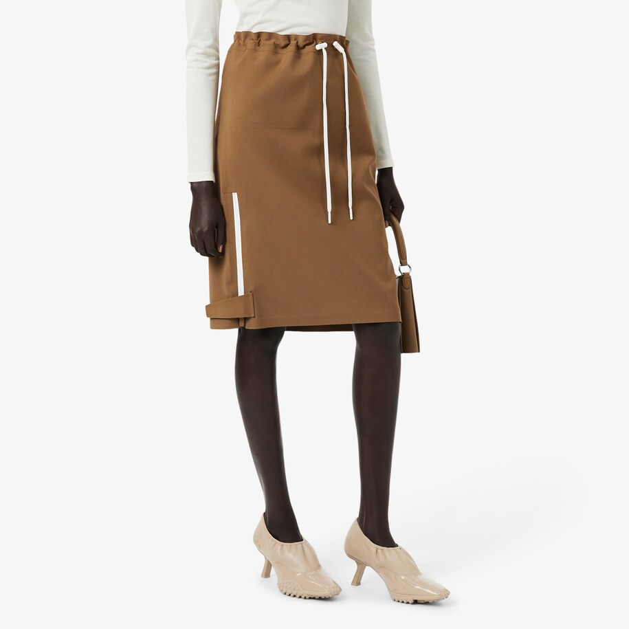 Runway Wool Blend Cargo Skirt image number 1