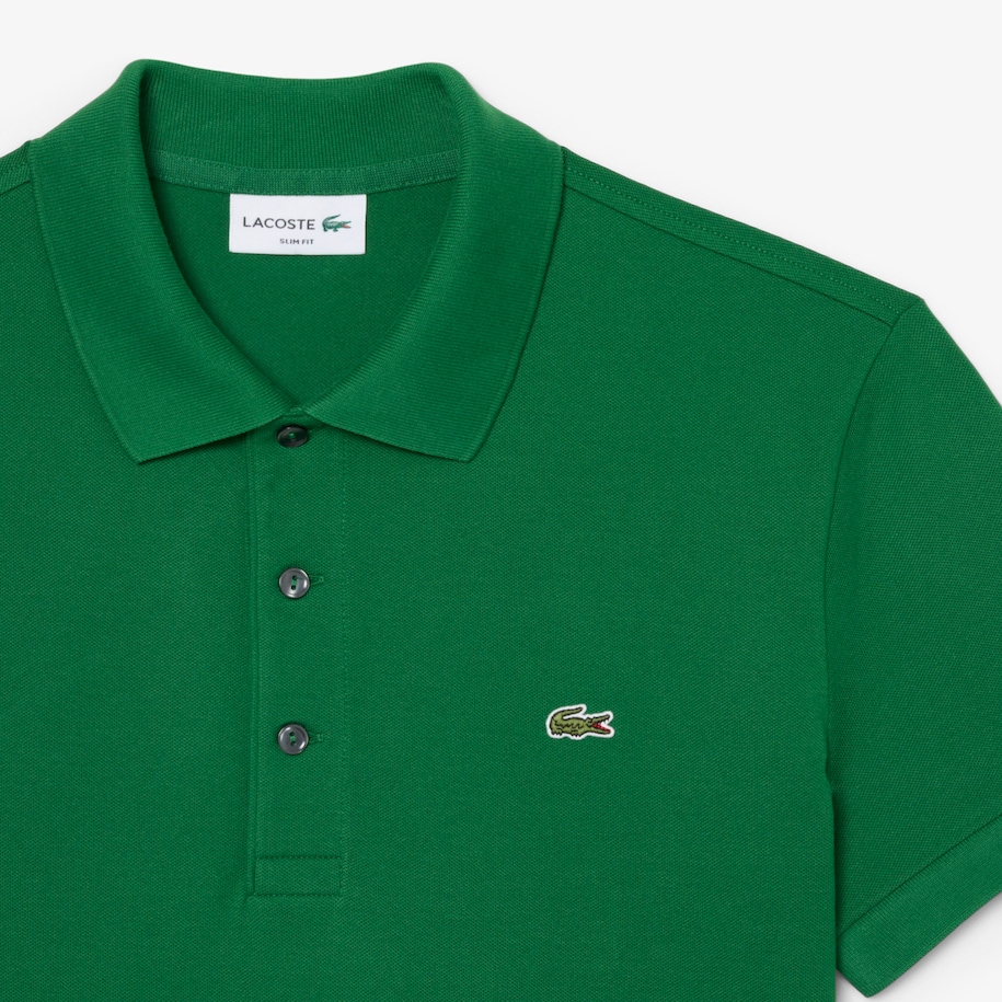 Slim Fit Stretch Mini Piqu&eacute; Polo Shirt image number 4