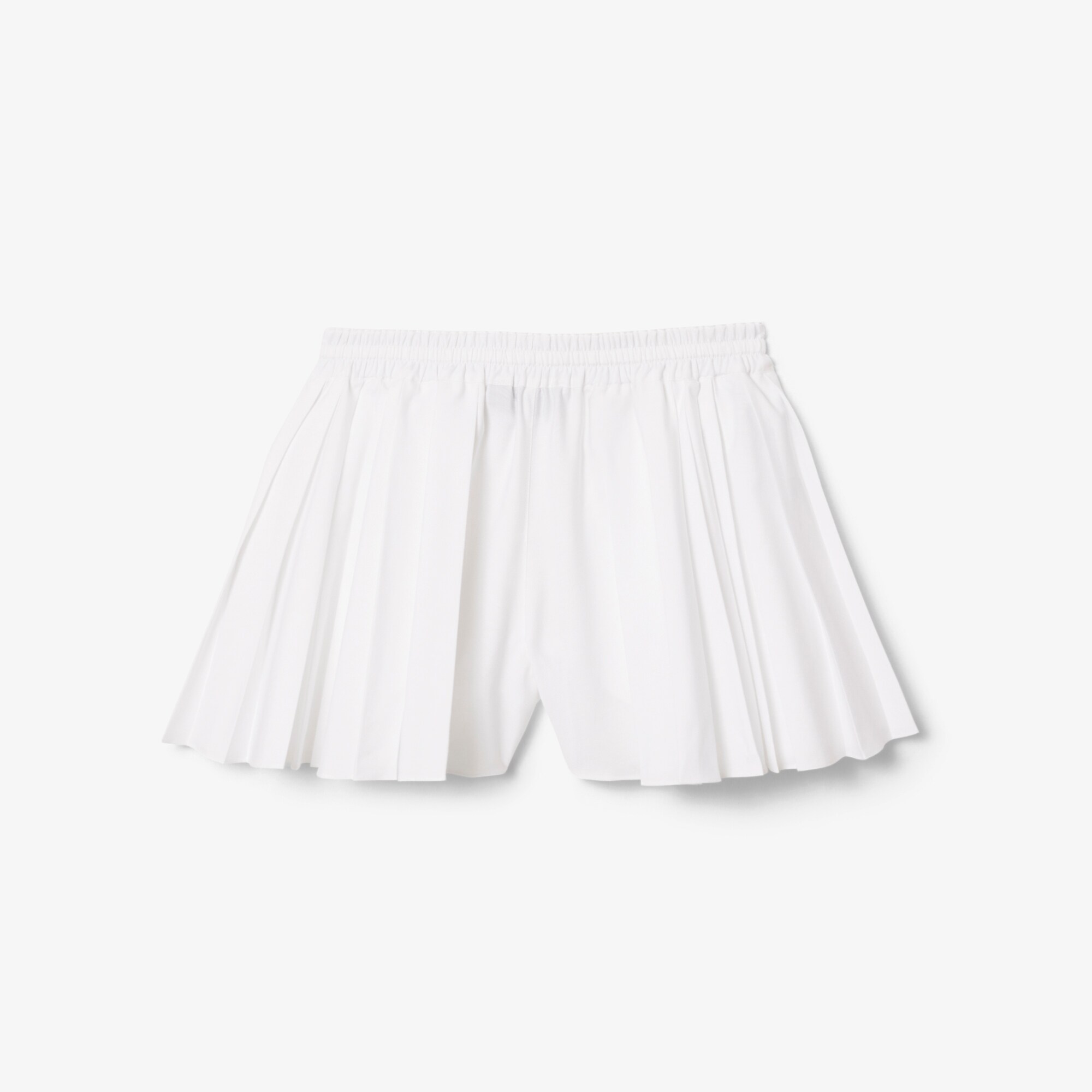 Runway Short Pleated Poplin Shorts image number 4