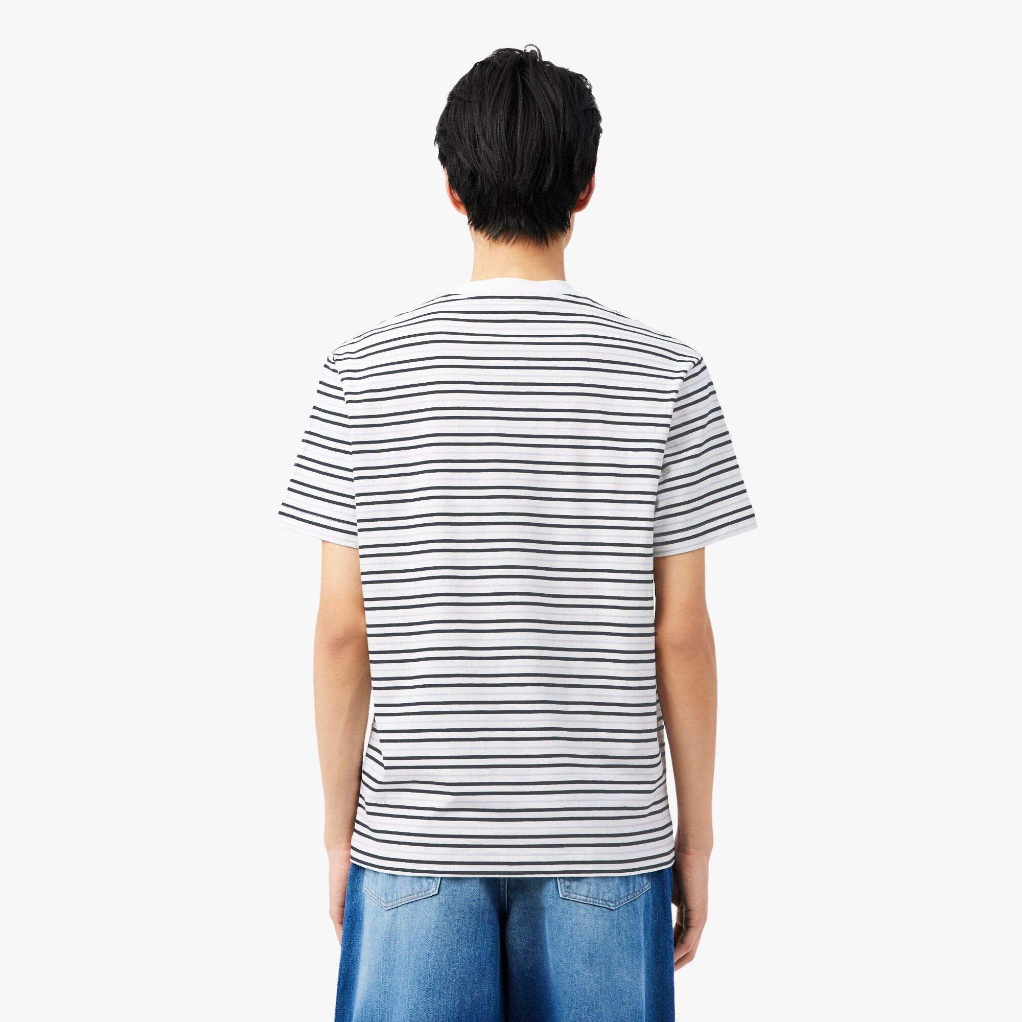 Striped Cotton T-shirt image number 2