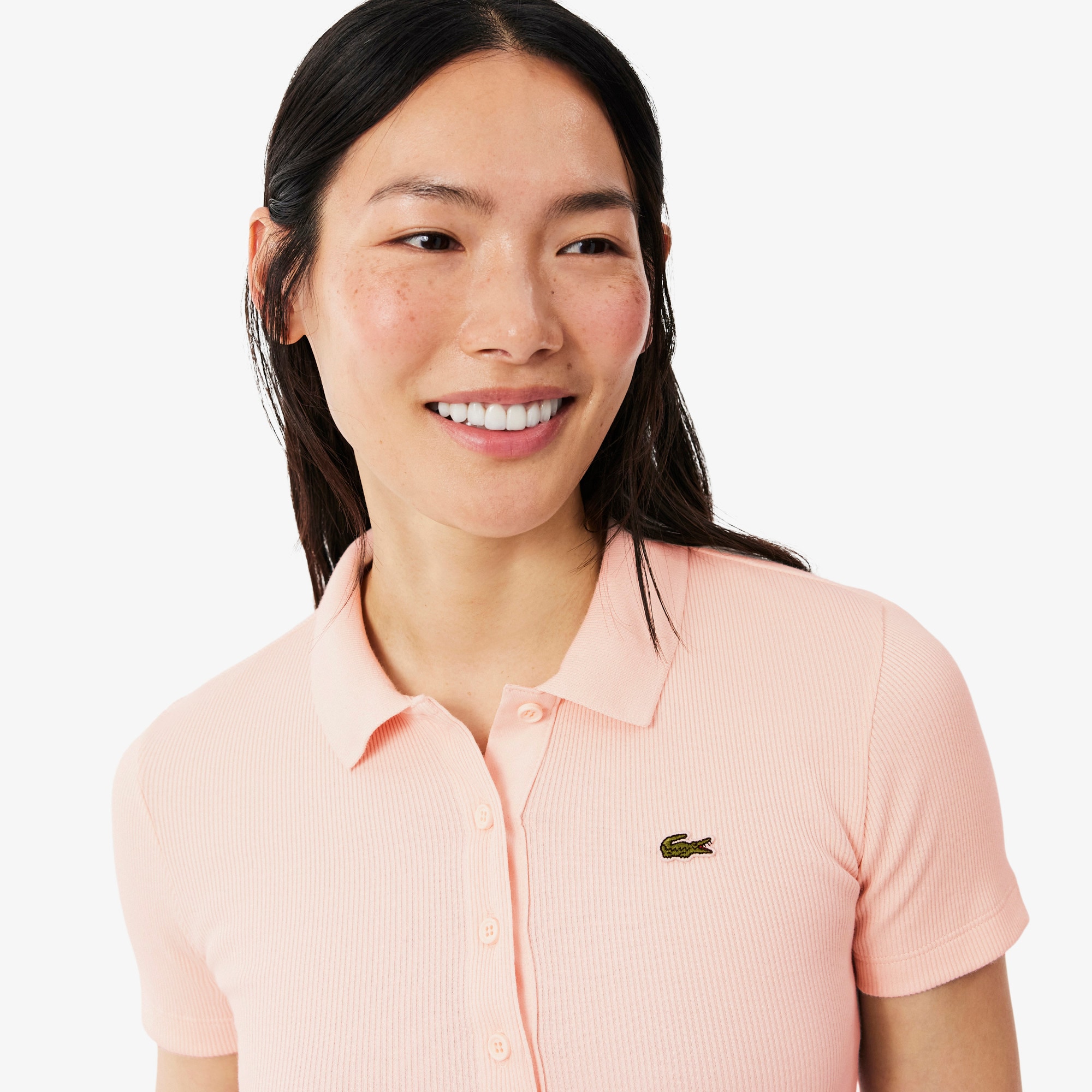 L.12.D Slim Fit Ribbed Cotton Polo Shirt image number 1