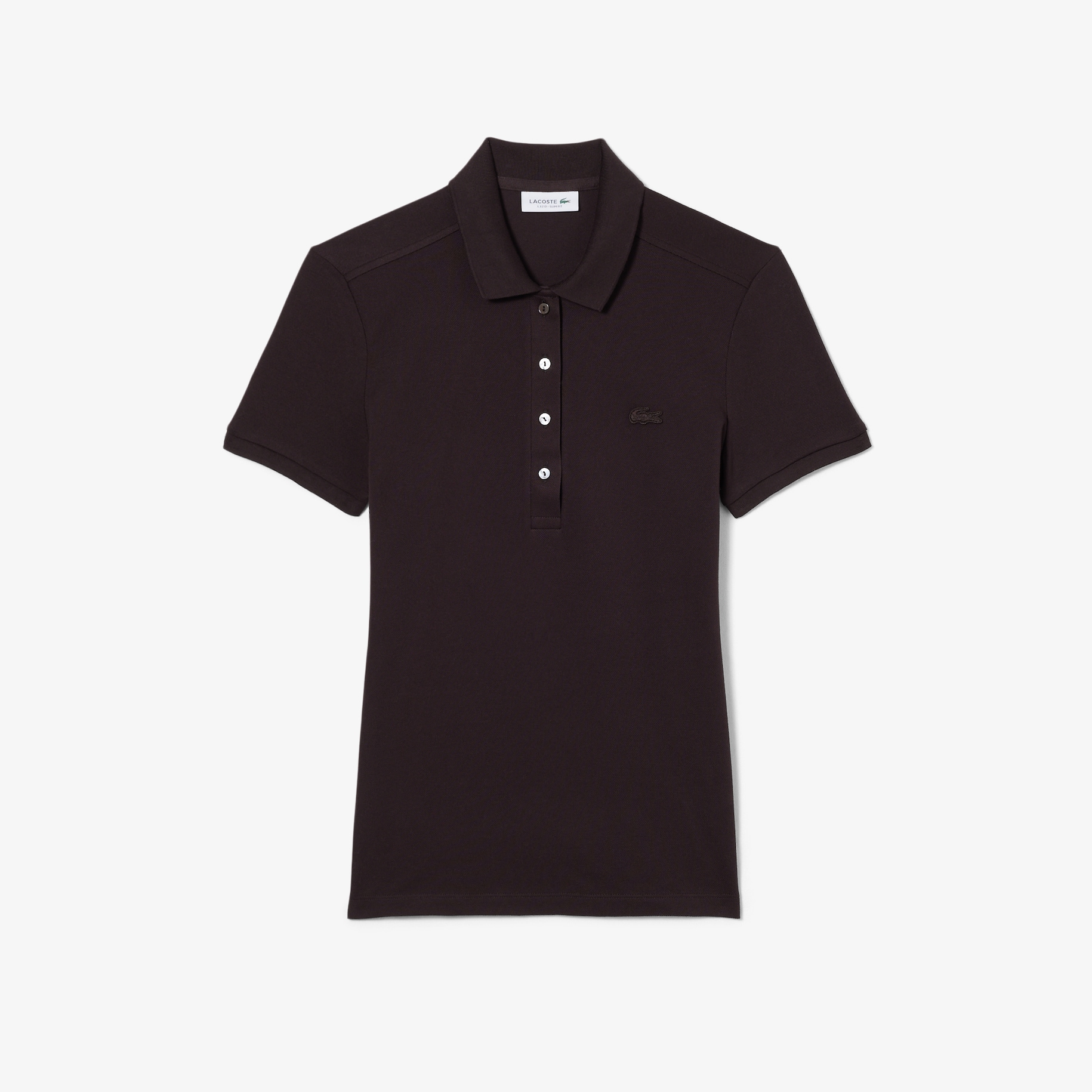 L.12.D Slim Fit Stretch Mini Piqu&eacute; Polo Shirt image number 3