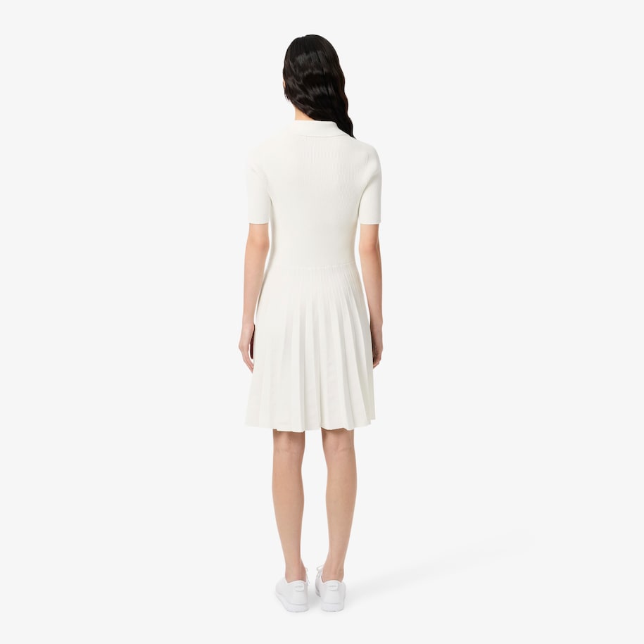 Pleated Polo Collar Dress image number 2