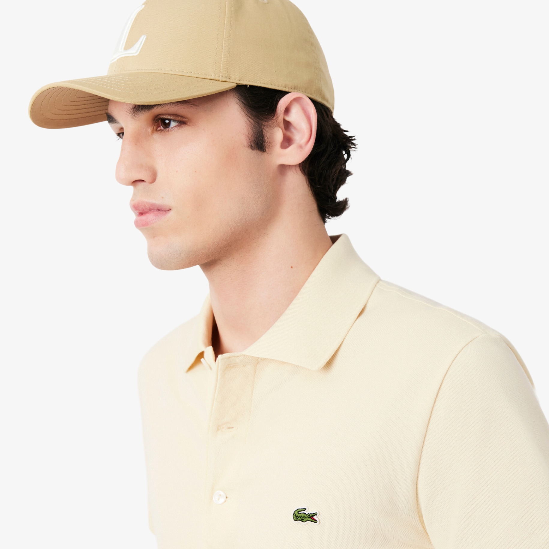 Slim Fit Stretch Mini Piqu&eacute; Polo Shirt image number 1