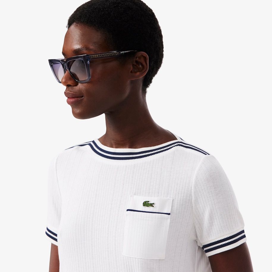 French Made Boat Neck T-shirt image number 1