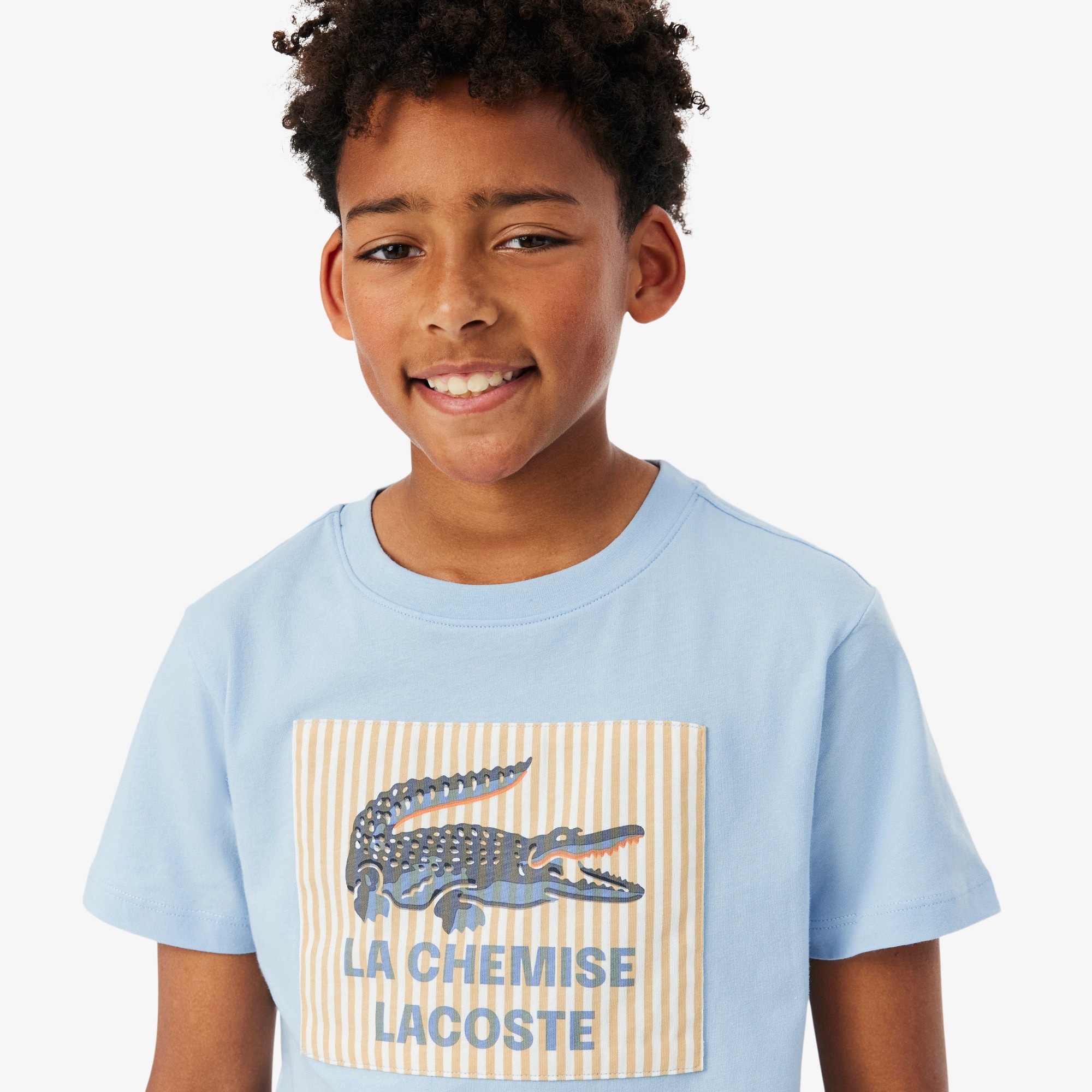 Badge Accent Cotton T-shirt image number 1