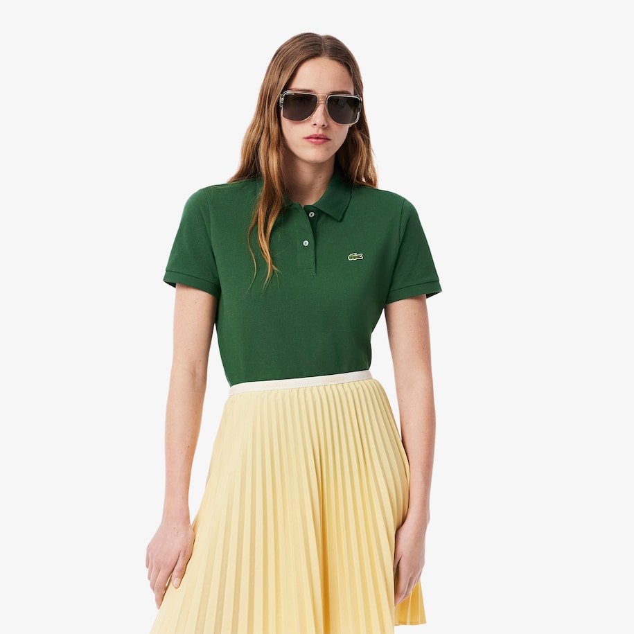 Women's Lacoste Regular Fit Soft Cotton Petit Piqué Polo Shirt image number 0