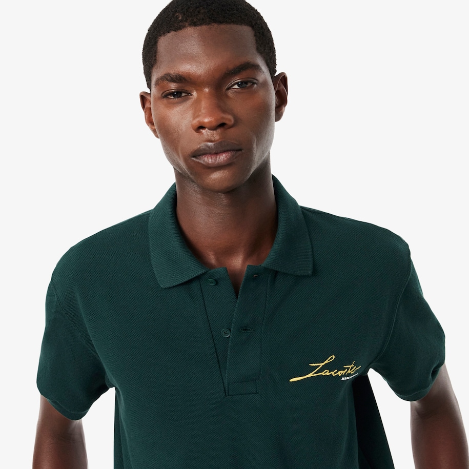 Classic Fit French Made Piqu&eacute; Polo Shirt image number 1