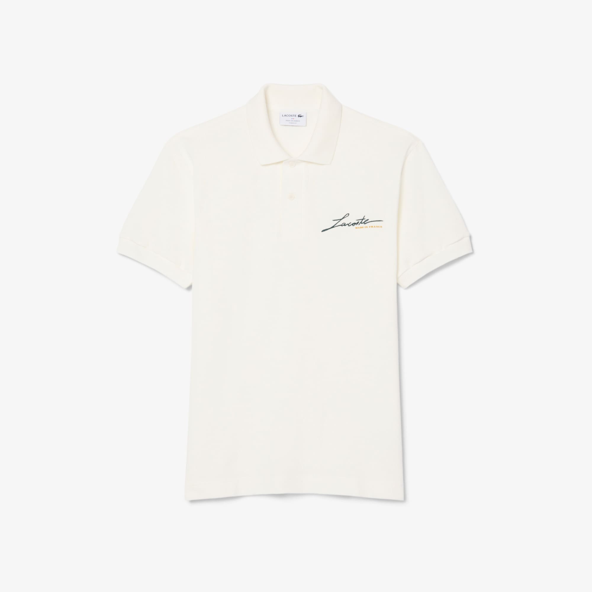Classic Fit French Made Piqu&eacute; Polo Shirt image number 3