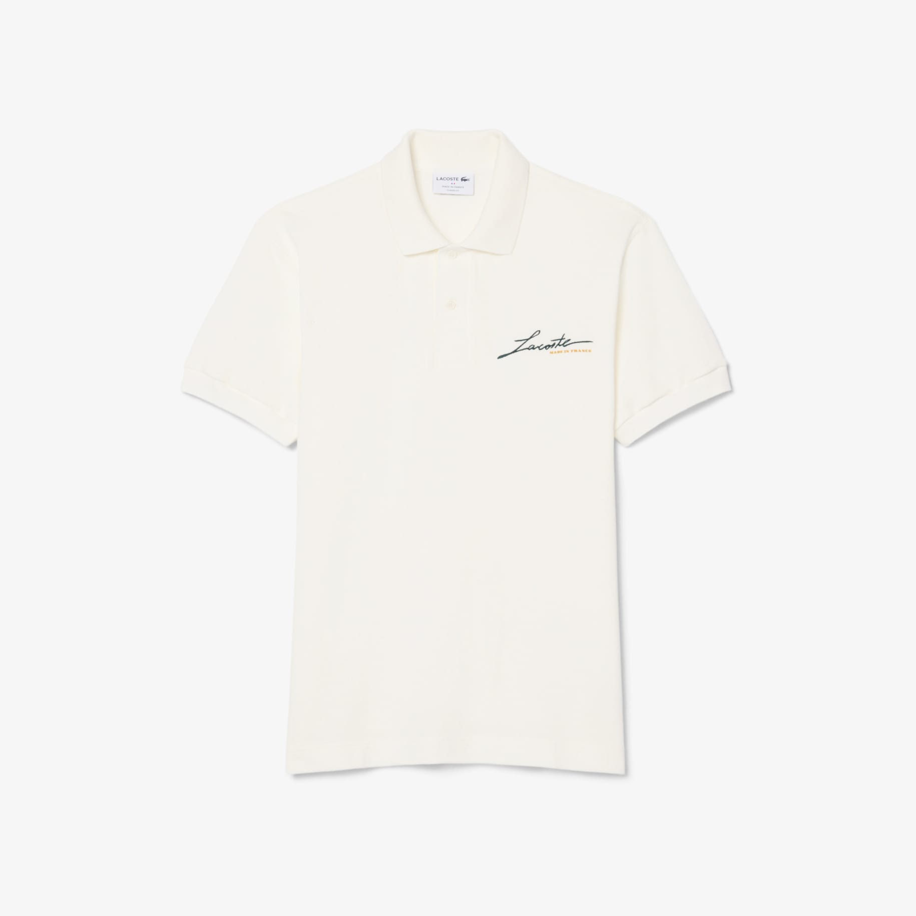 Classic Fit French Made Piqu&eacute; Polo Shirt image number 3