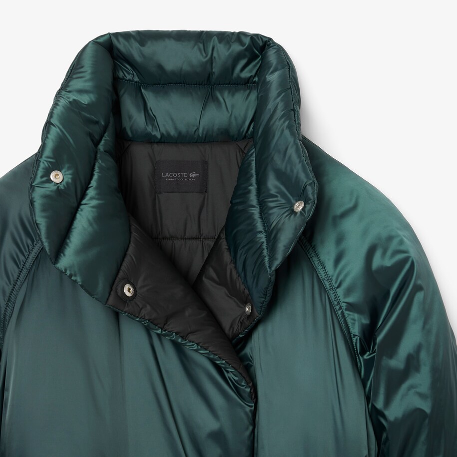 Runway Long Iridescent Puffed Jacket image number 5