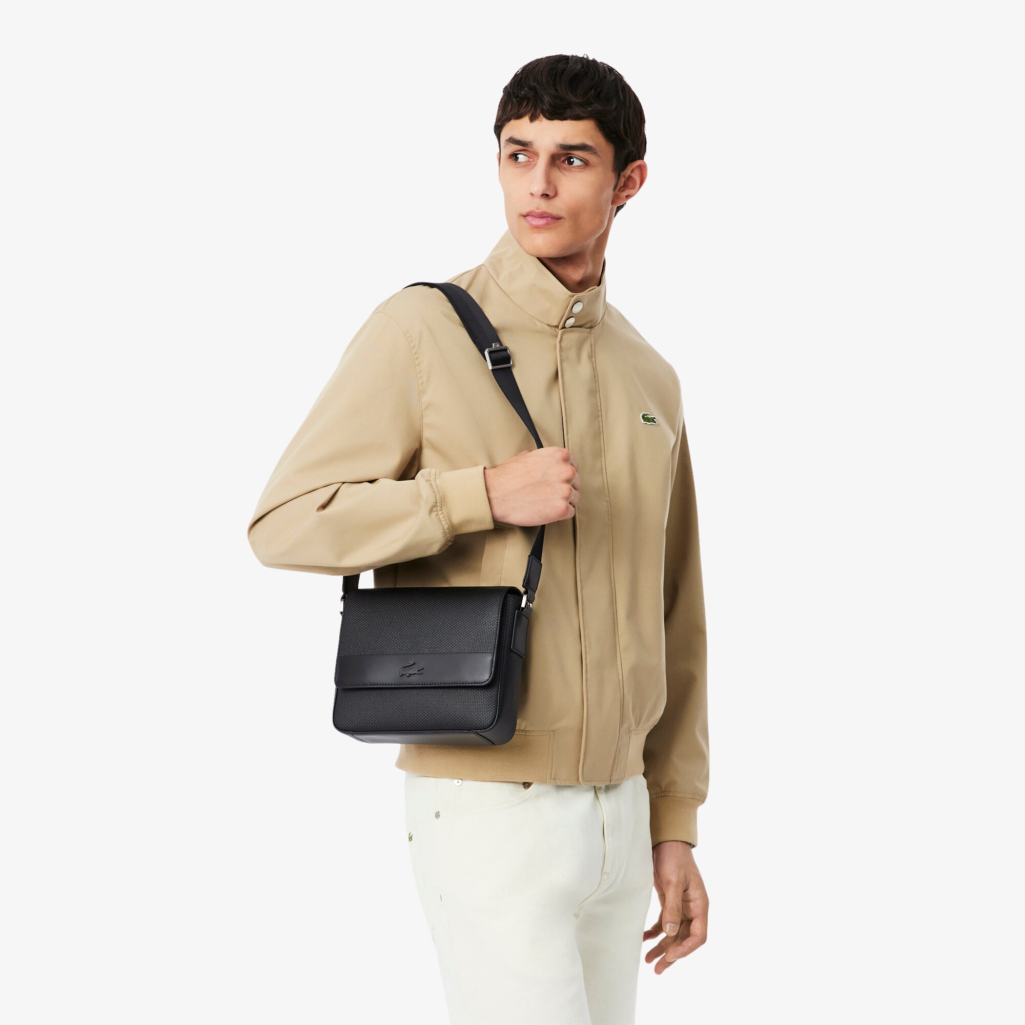 Chantaco Leather Messenger Bag image number 5