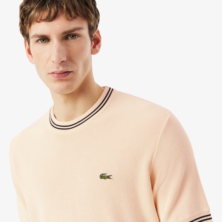 Classic Fit Stripe Detail Knit T-Shirt image number 1