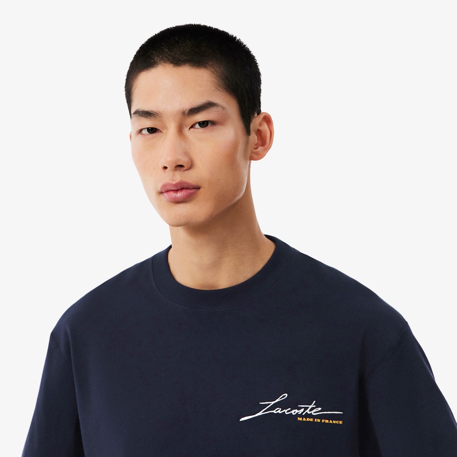 French Made Signature Embroidery T-shirt image number 1