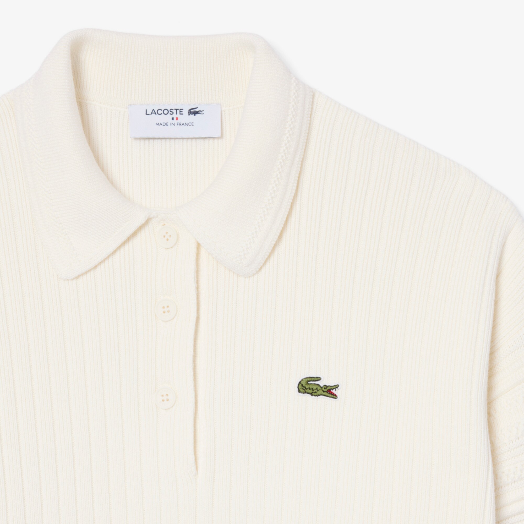 French Made Polo Collar Sweater image number 4