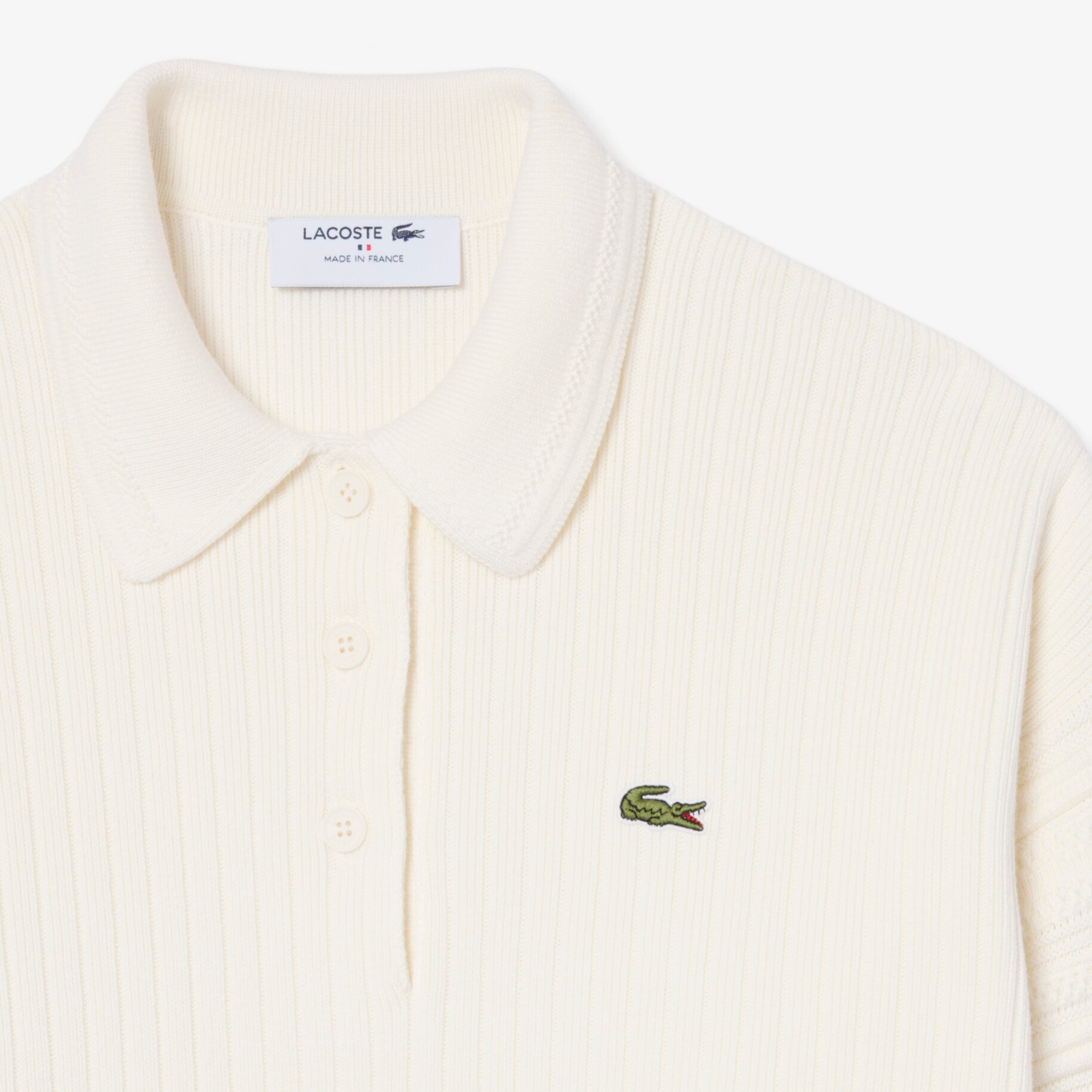 French Made Polo Collar Sweater image number 4