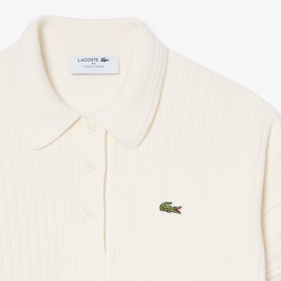 French Made Polo Collar Sweater image number 4