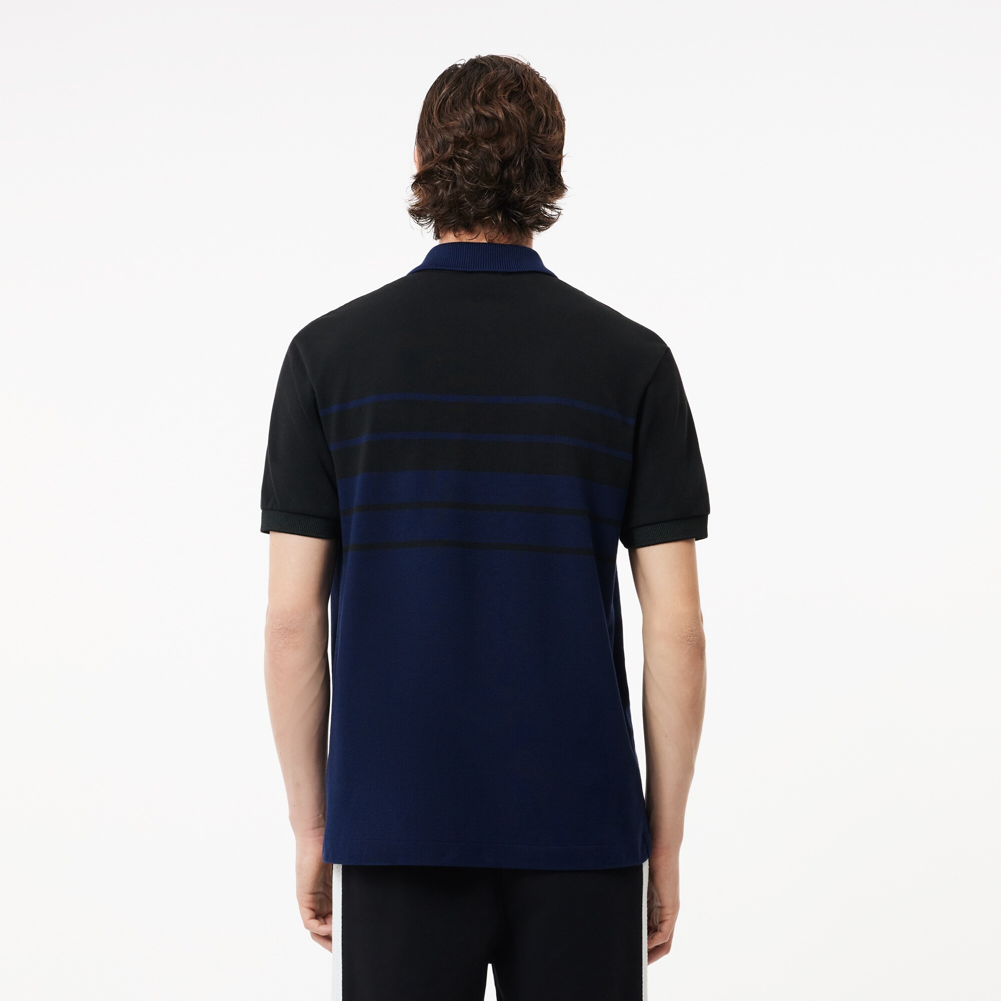 French Made Original L.12.12 Striped Polo Shirt  image number 2