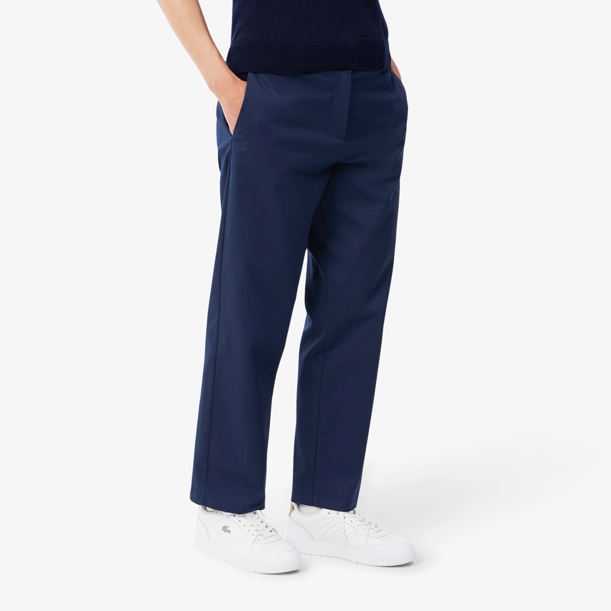 Straight Fit Cotton Gabardine Chino Pants image number 1