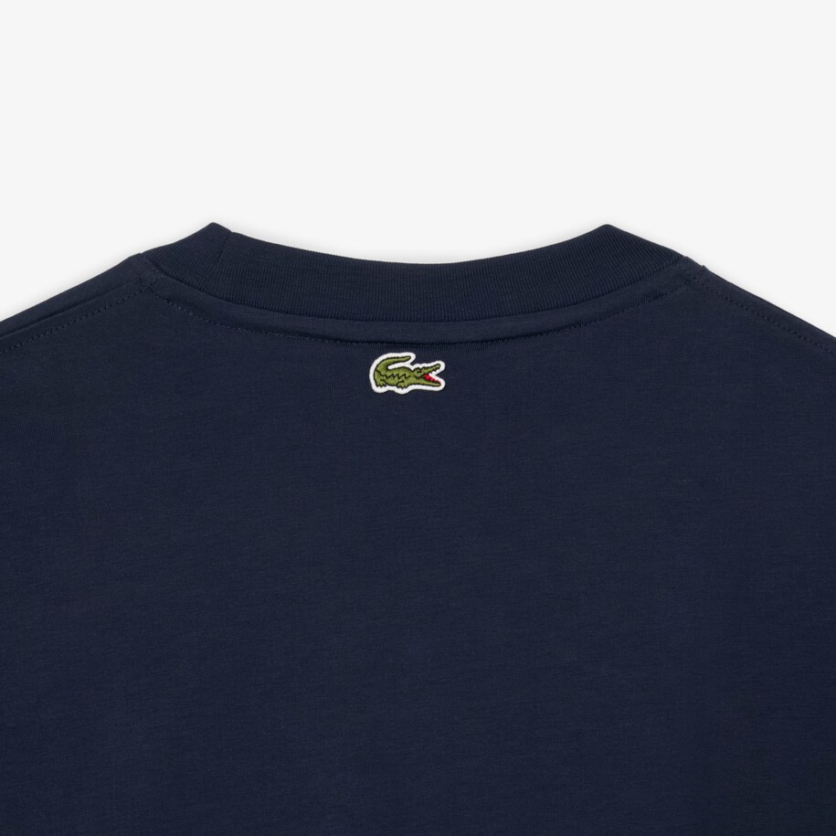 Printed Embroidered Cotton Jersey T-shirt image number 6