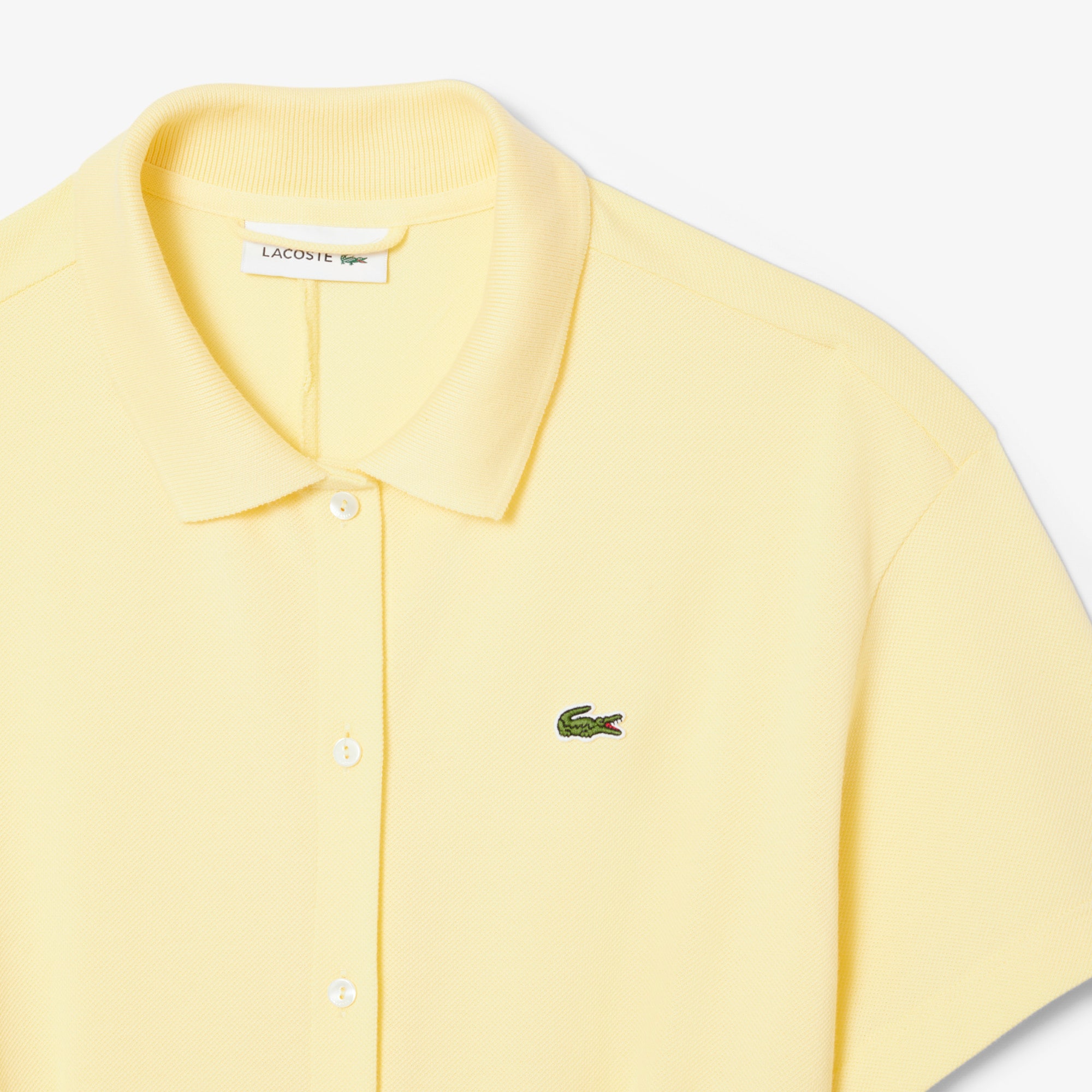 Flared Mini-Piqu&eacute; Polo Dress image number 4