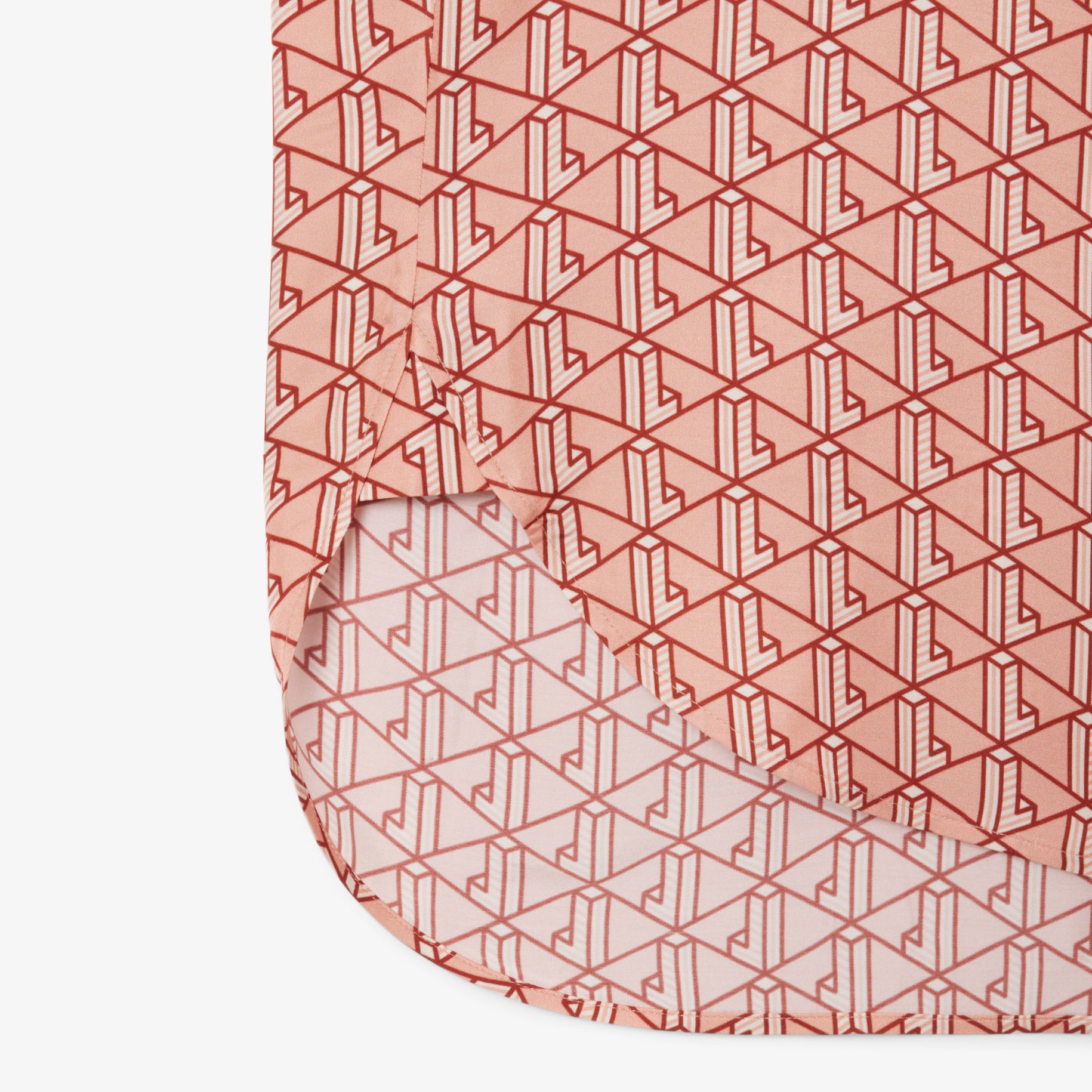 Oversized Monogram Print Shirt image number 5