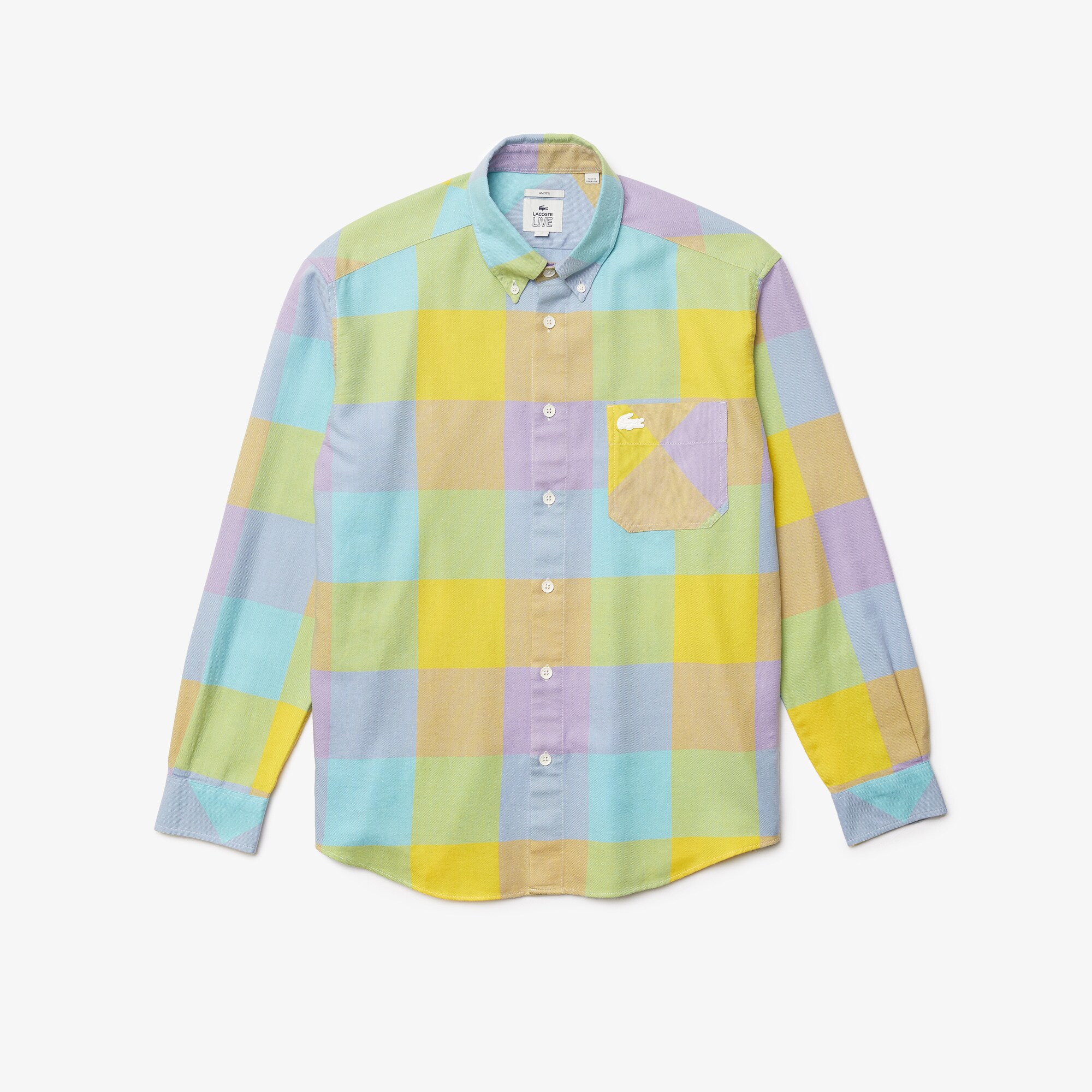 Unisex Lacoste L!VE Checkered Flannel 