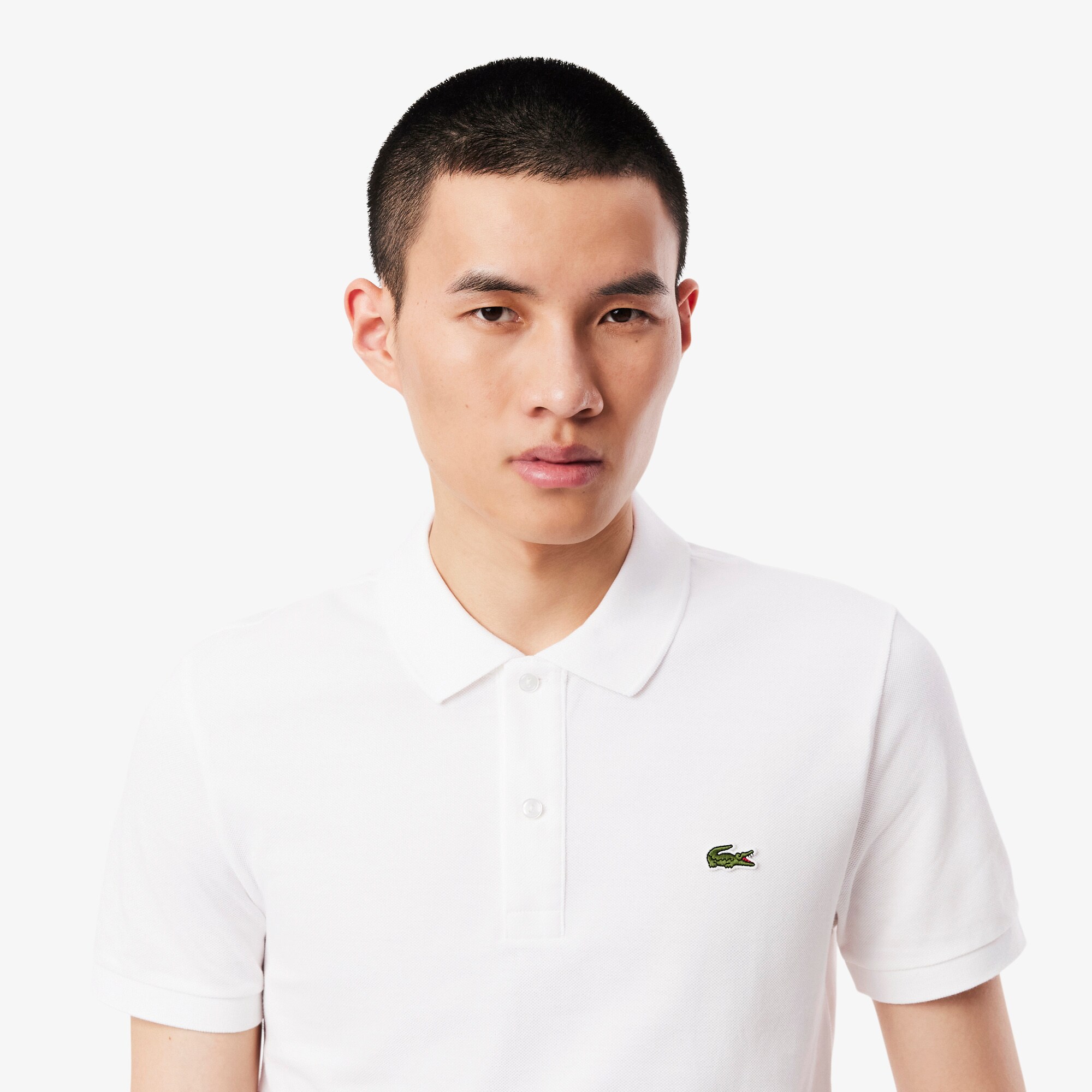Slim Fit L.12.12 Piqué Polo Shirt image number 1