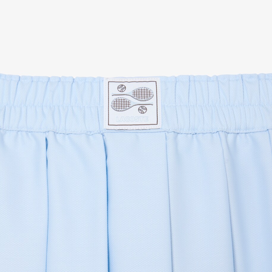 Pleated Petit Piqu&eacute; Effect Midi Skirt image number 6