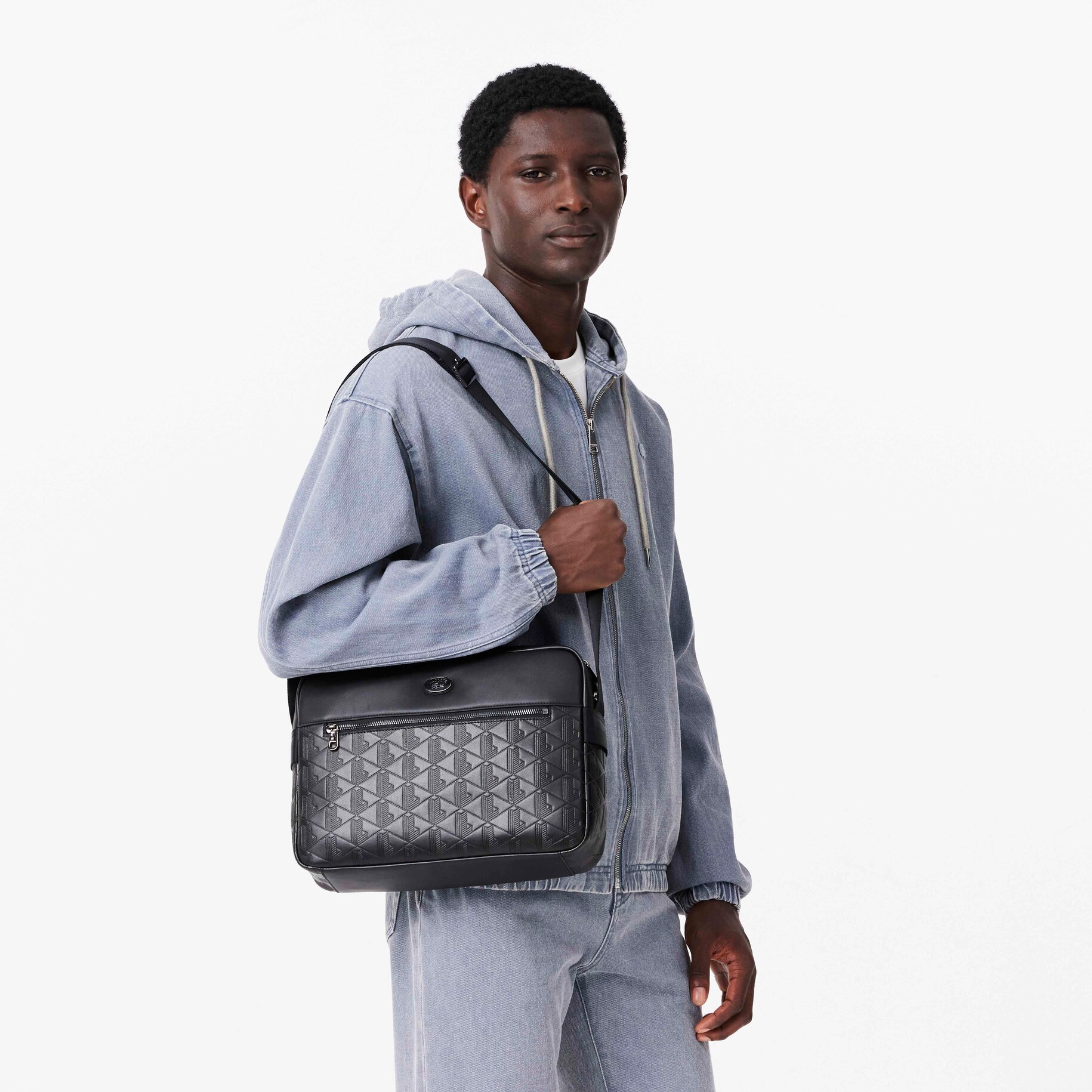 Nomogramme Leather Reporter Bag image number 5