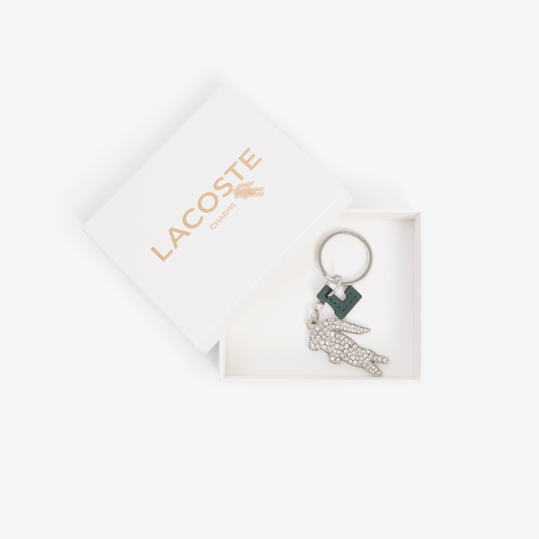 Diamant&eacute; Crocodile L Charms Key Ring image number 2