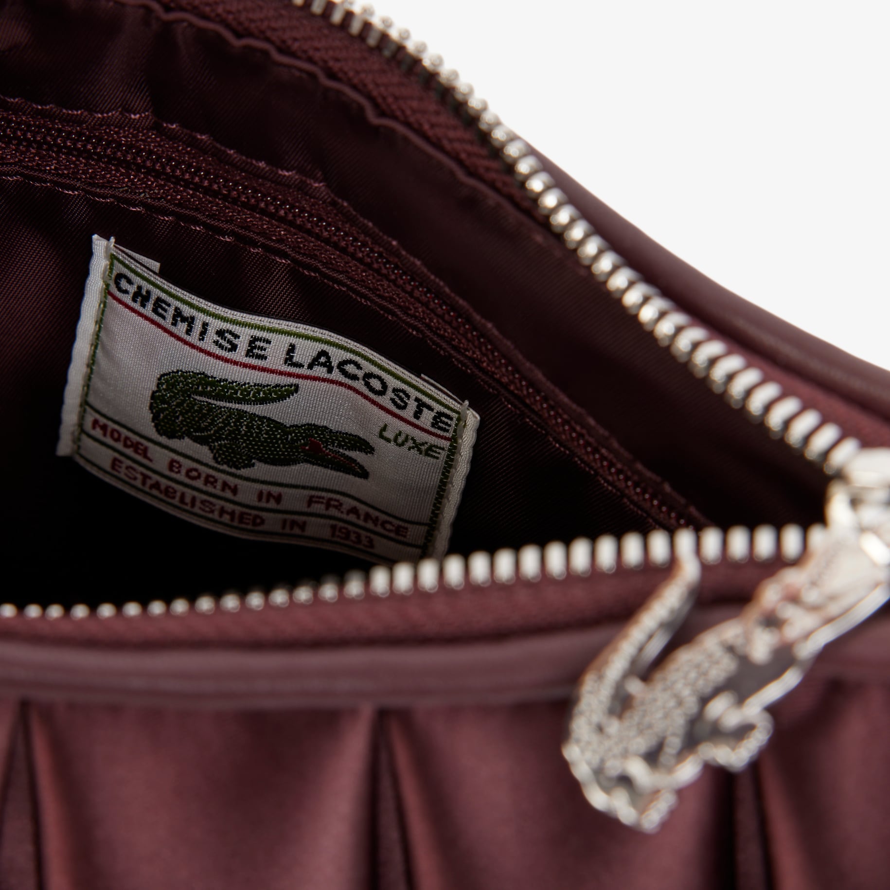 Small Lenglen Satin Purse image number 3