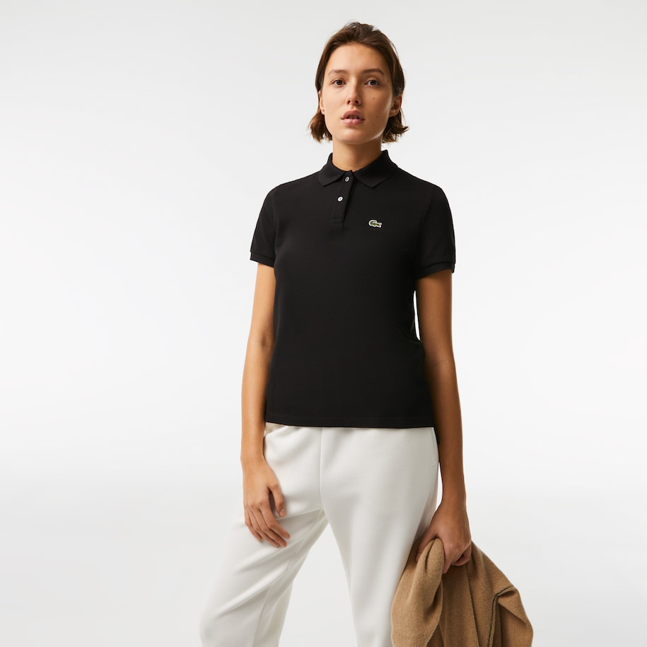 Women's Lacoste Regular Fit Soft Cotton Petit Piqué Polo Shirt image number 3