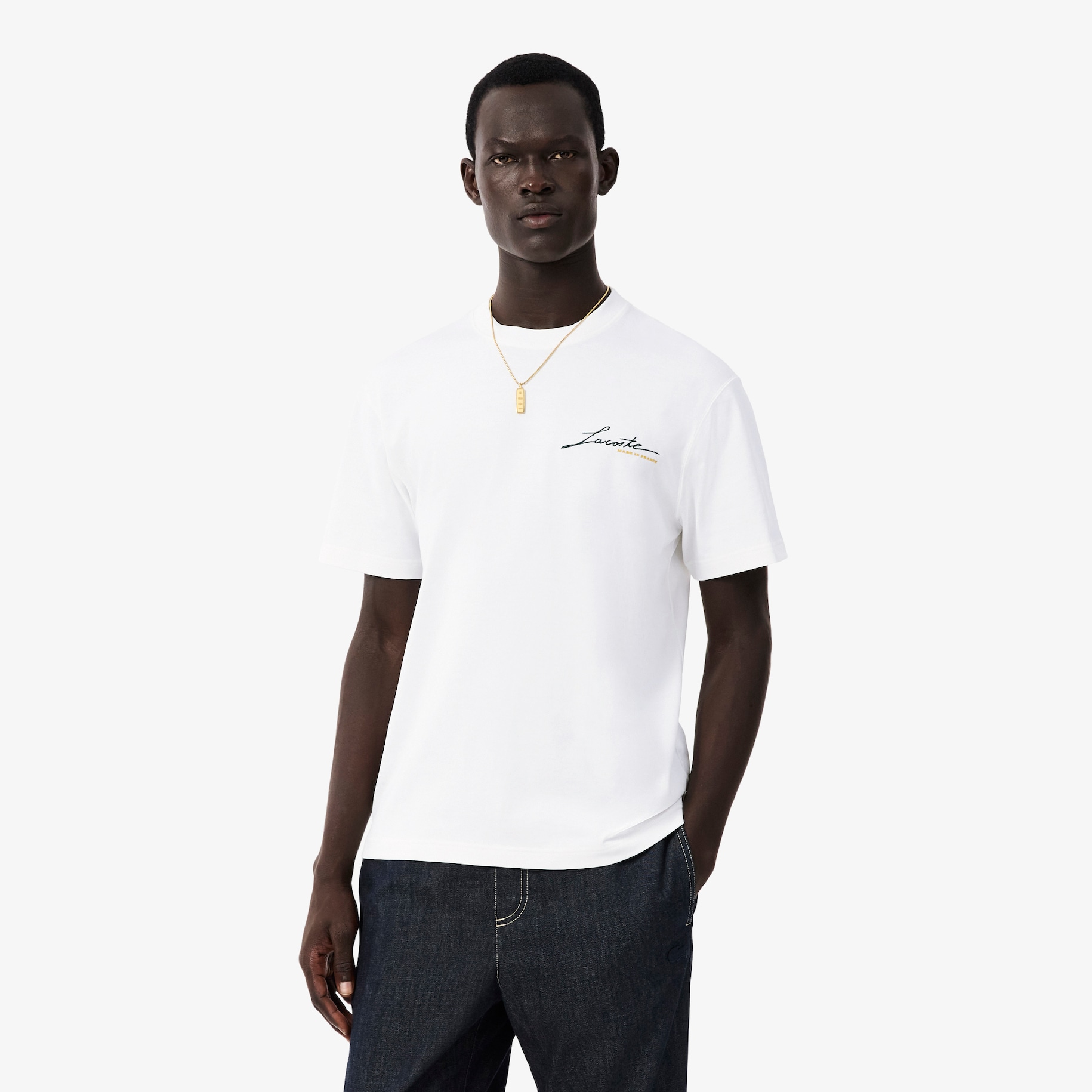 French Made Signature Embroidery T-shirt image number 0