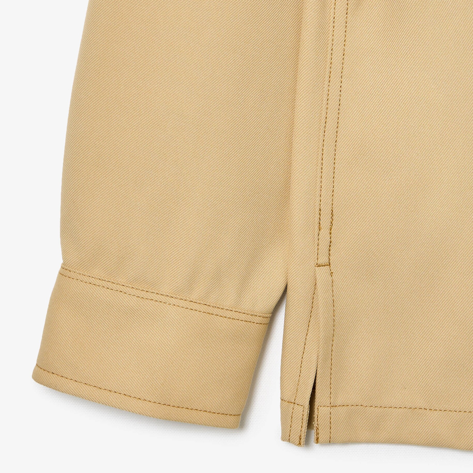 Heavy Cotton Twill Overshirt with Pockets image number 5