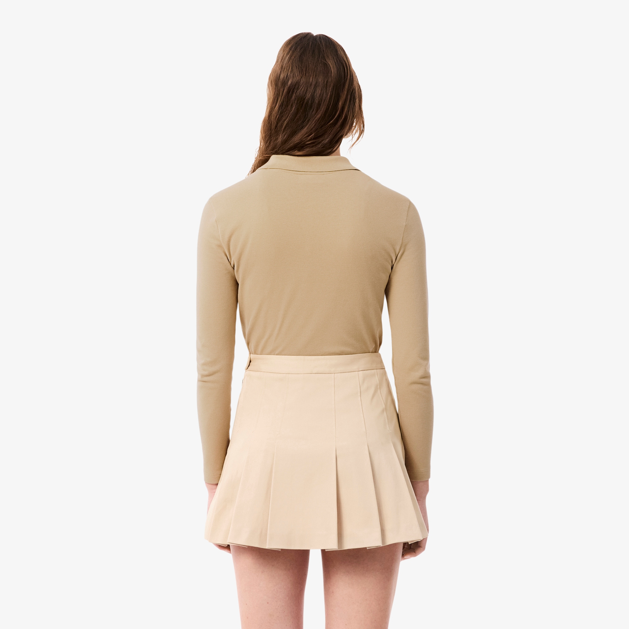 Women&rsquo;s Slim fit Stretch Piqu&eacute; Lacoste Polo Shirt image number 2