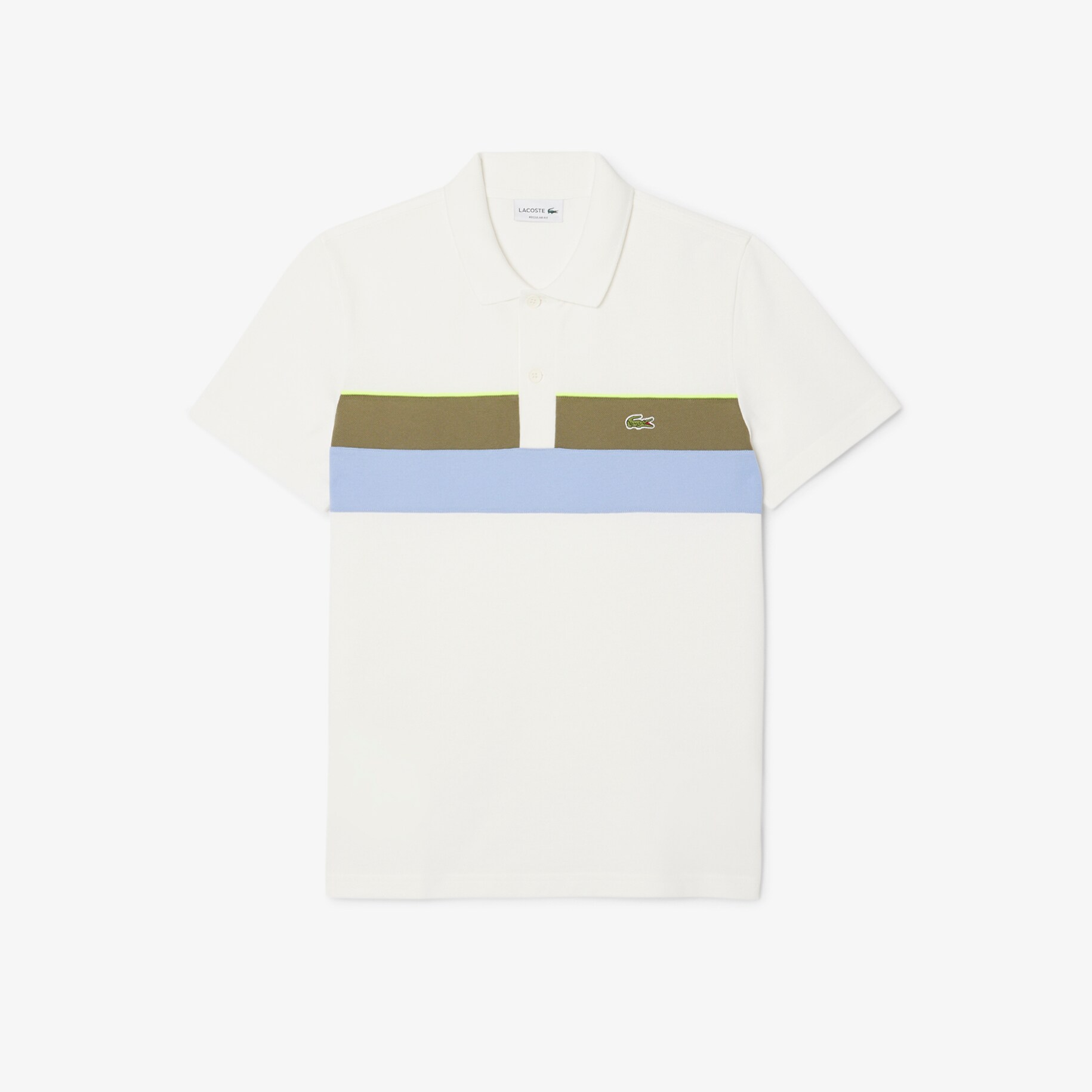 Regular Fit Colour-Block Petit Piqué Polo Shirt image number 3