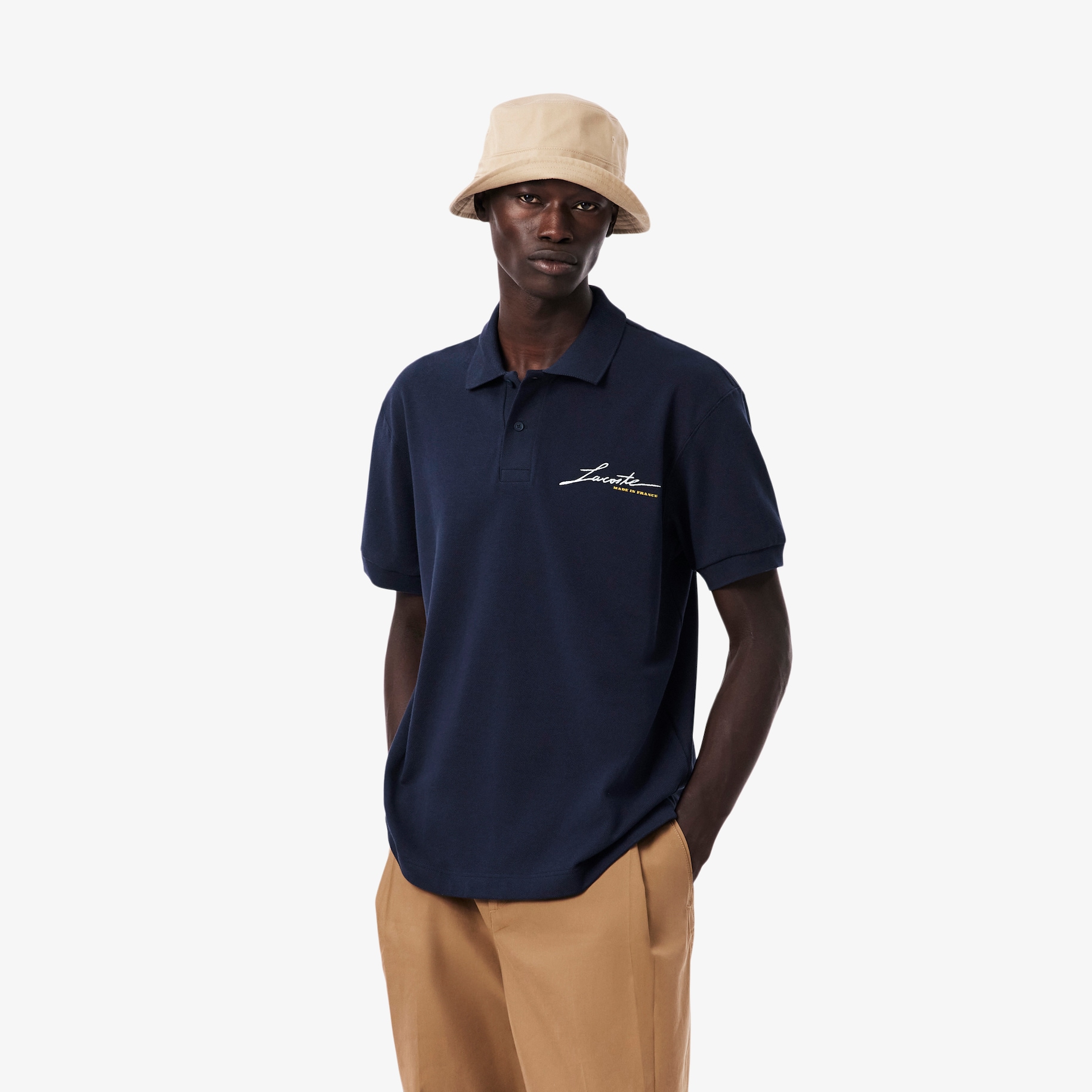 Classic Fit French Made Piqu&eacute; Polo Shirt image number 0