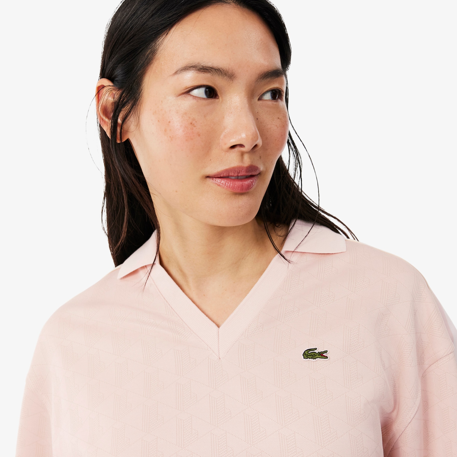 Oversized Monogram Jacquard Polo Shirt image number 1