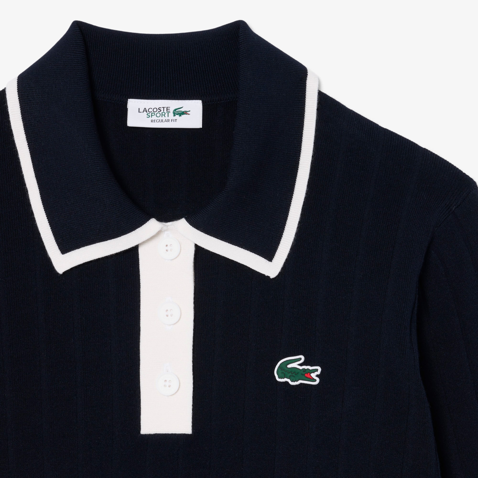 Polo Collar Stretch Golf Sweater image number 4