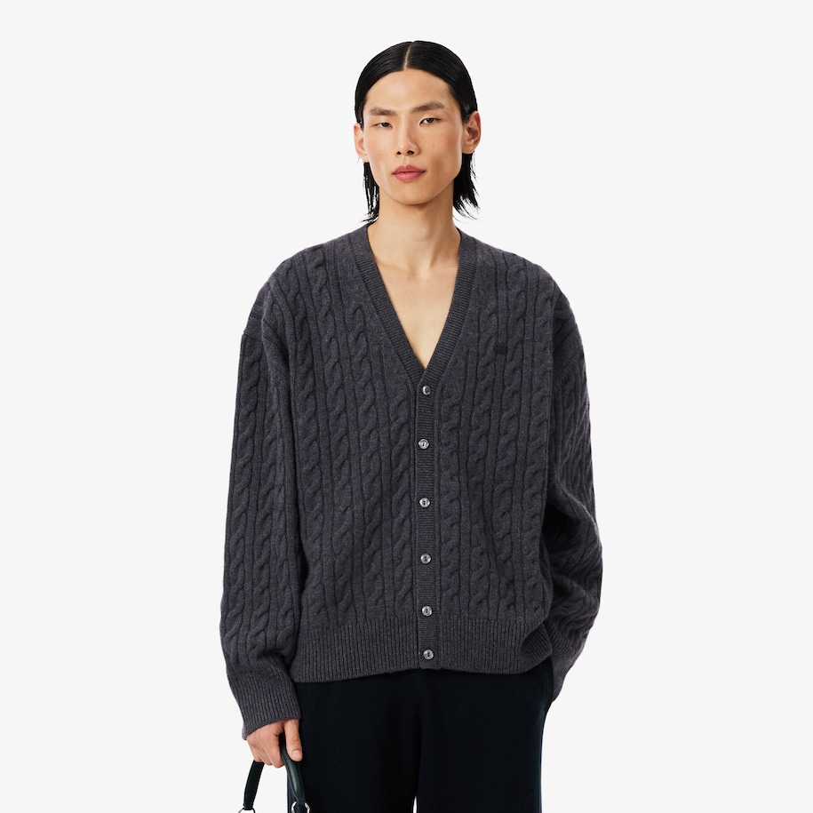 Runway Cashmere Cable Knit Cardigan image number 0