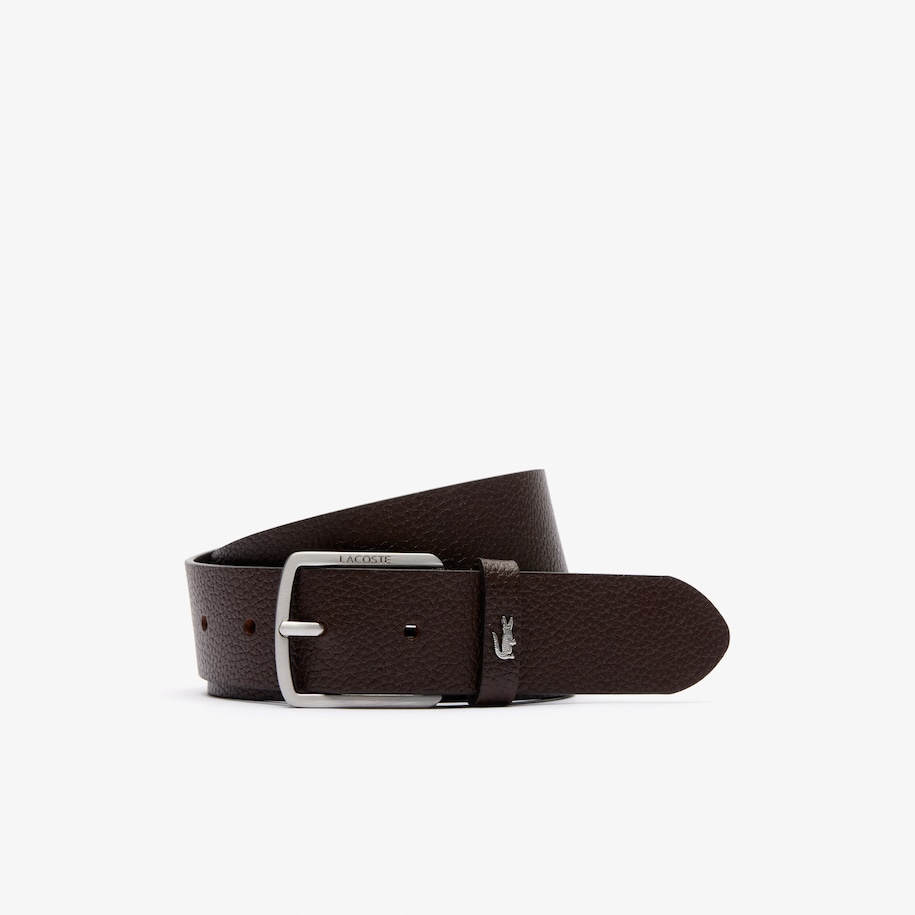 Grained Leather Belt image number 0