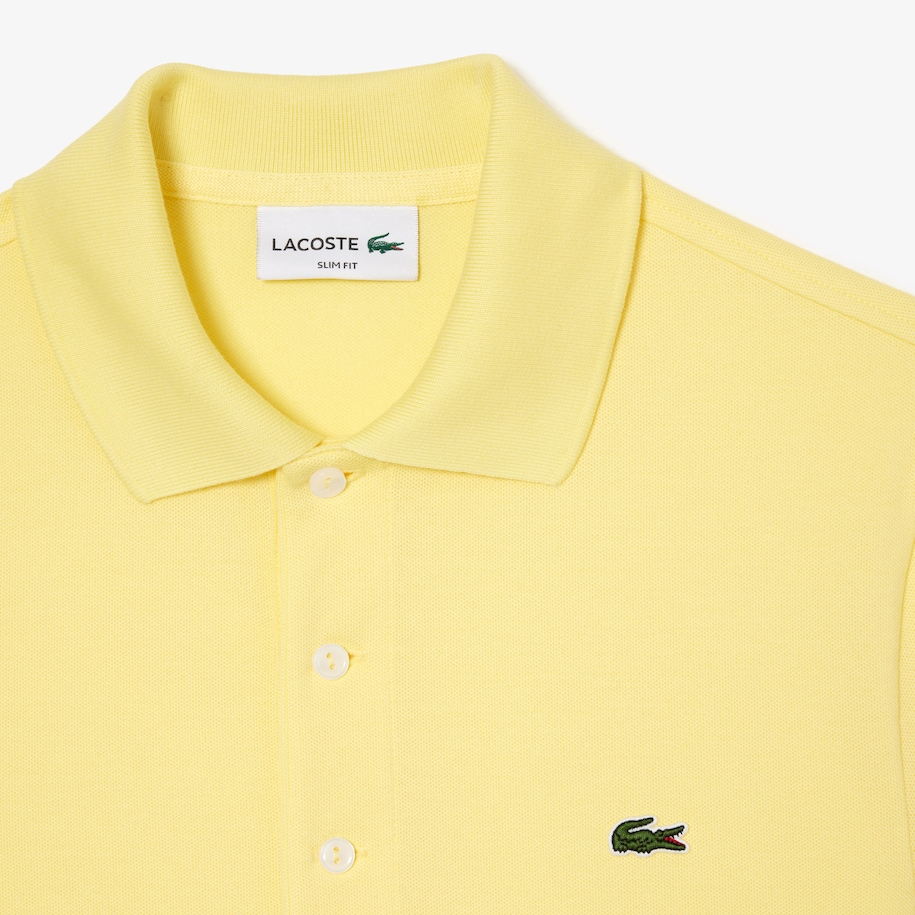 Slim Fit Stretch Piqu&eacute; Polo Shirt image number 1