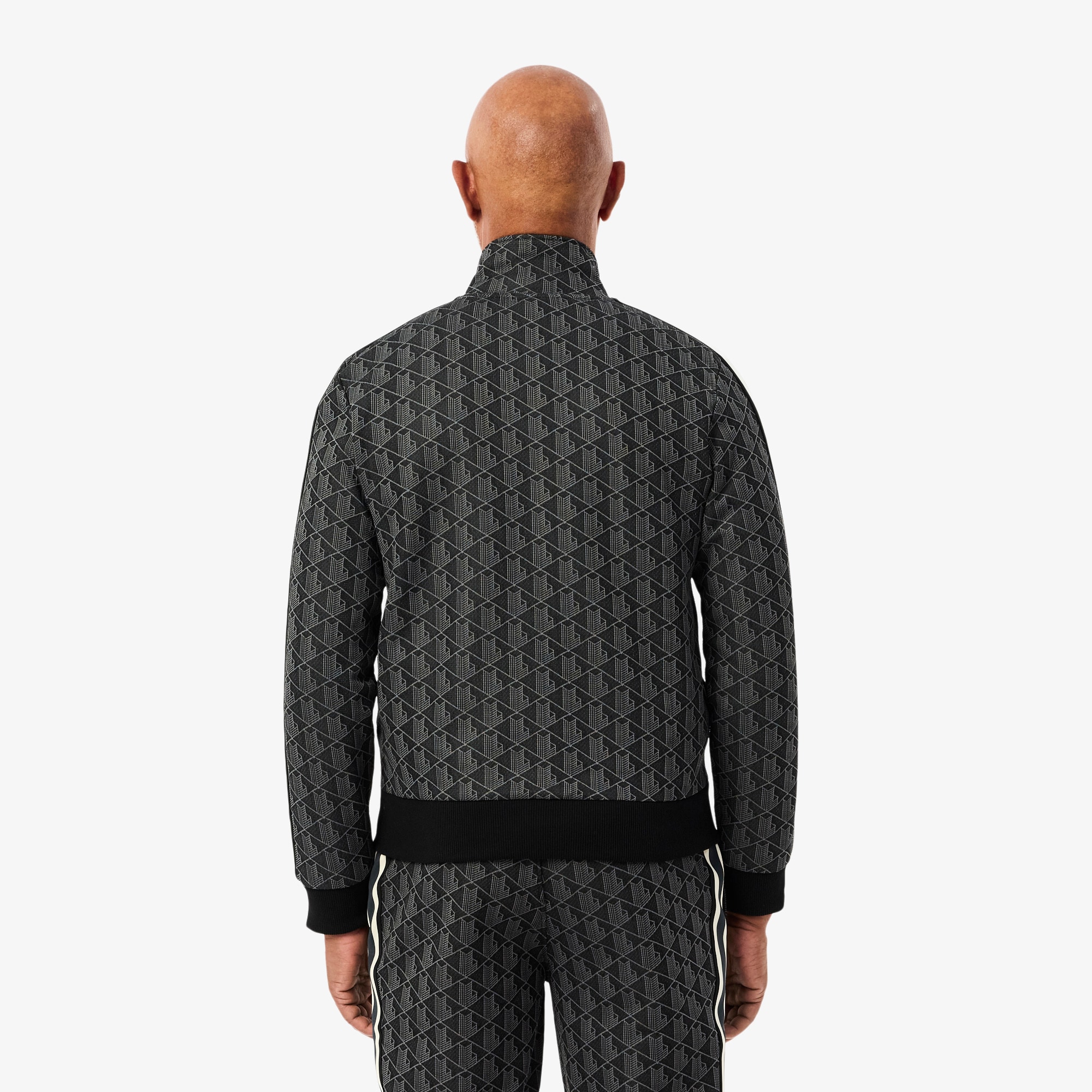 Paris Jacquard Monogram Zipped Sweatshirt image number 2
