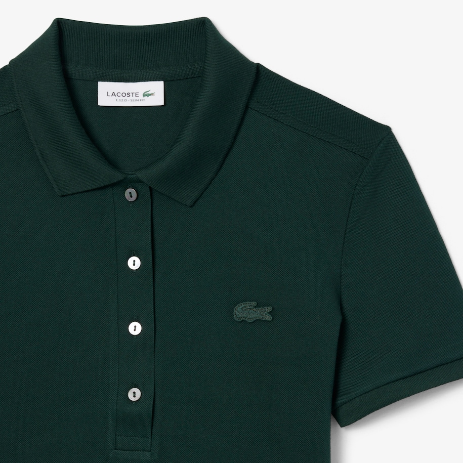 L.12.D Slim Fit Stretch Mini Piqu&eacute; Polo Shirt image number 4