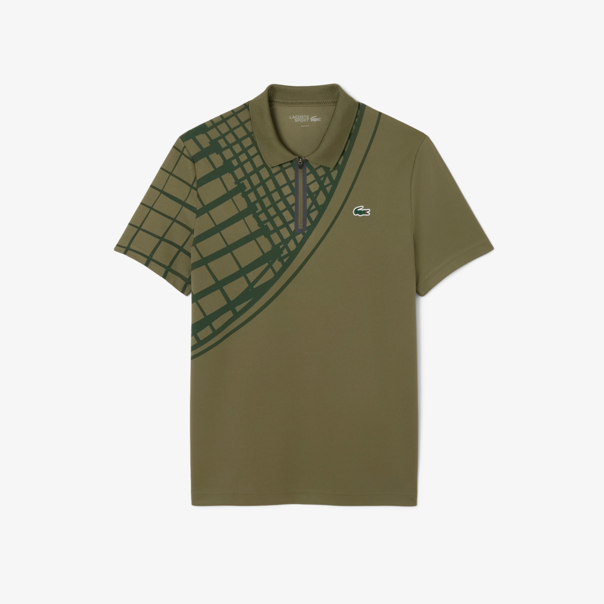 Ultra Dry Printed Slim Fit Tennis Polo Shirt image number 3