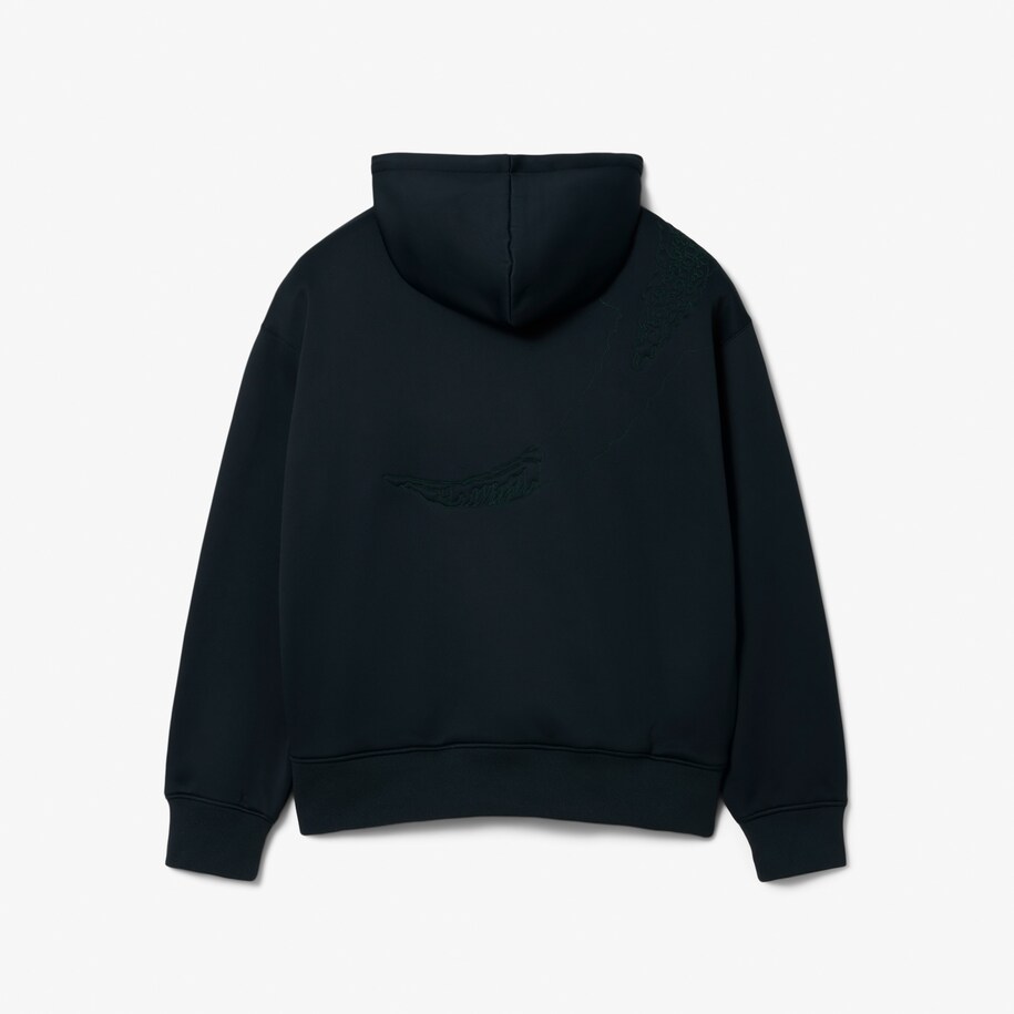 Runway Embroidered Crocodile Hoodie image number 4