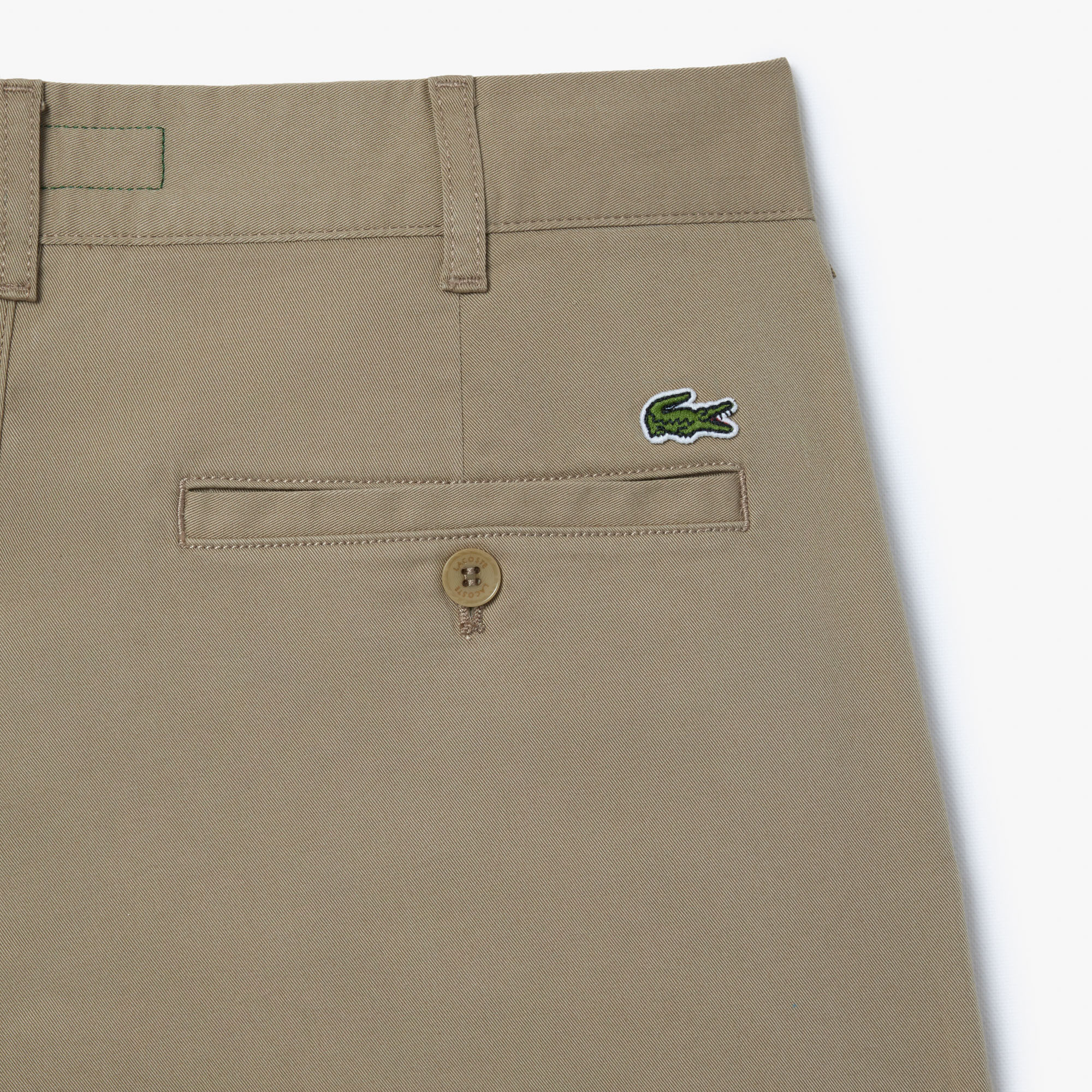Slim Fit Stretch Cotton Chino Shorts image number 5