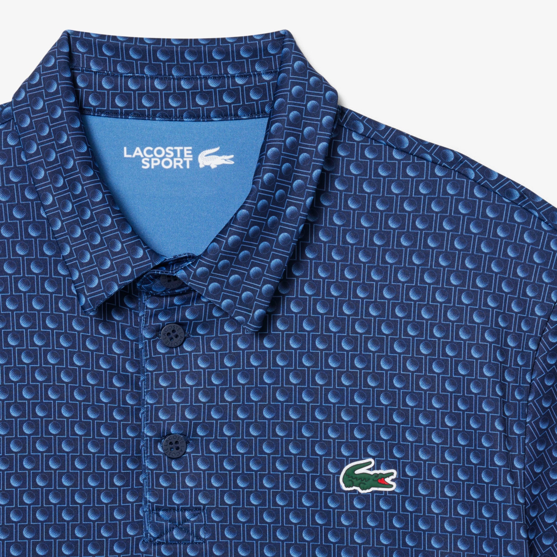 Regular Fit Printed Golf Polo Shirt image number 4