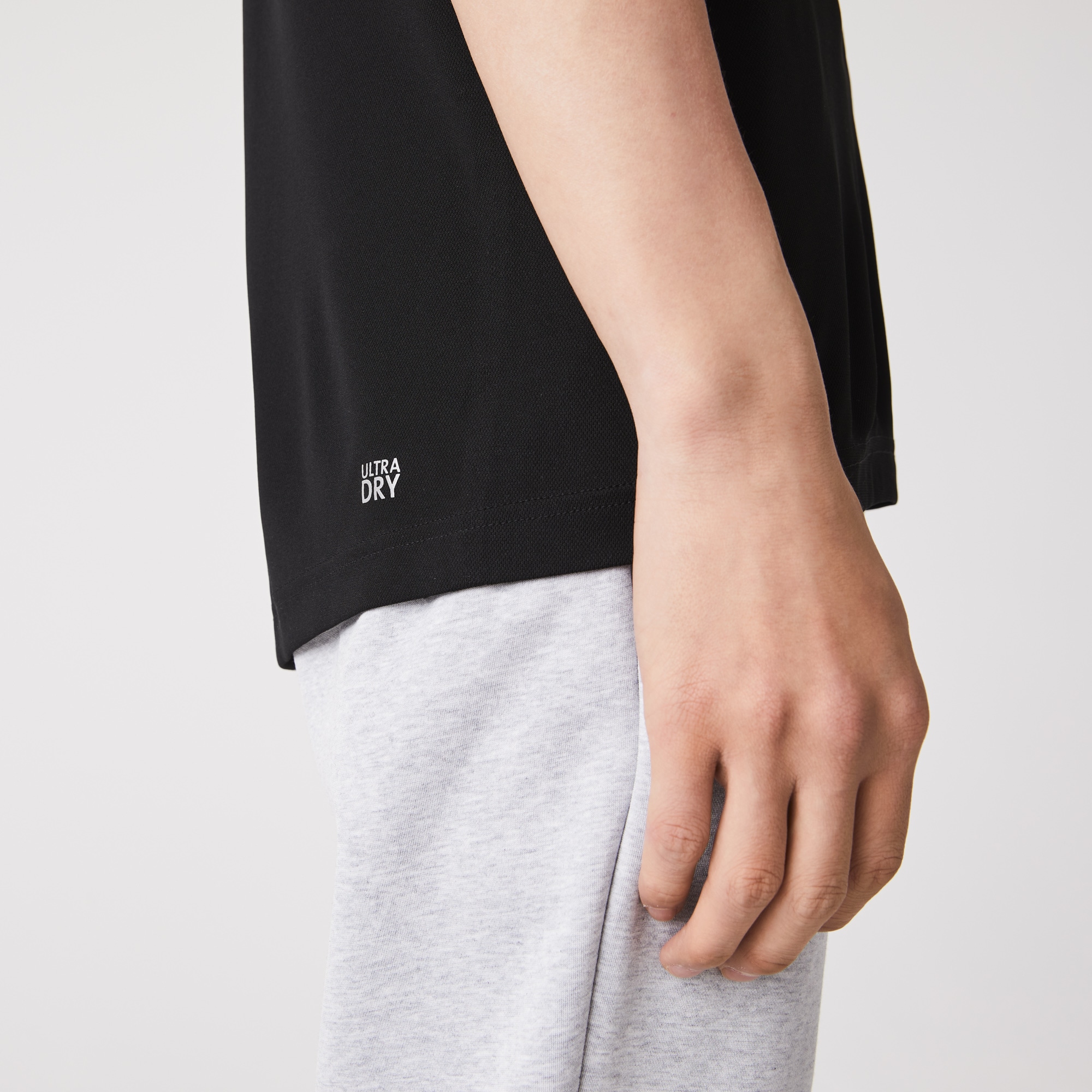 Slim Fit Breathable Piqué Sport T-shirt image number 3